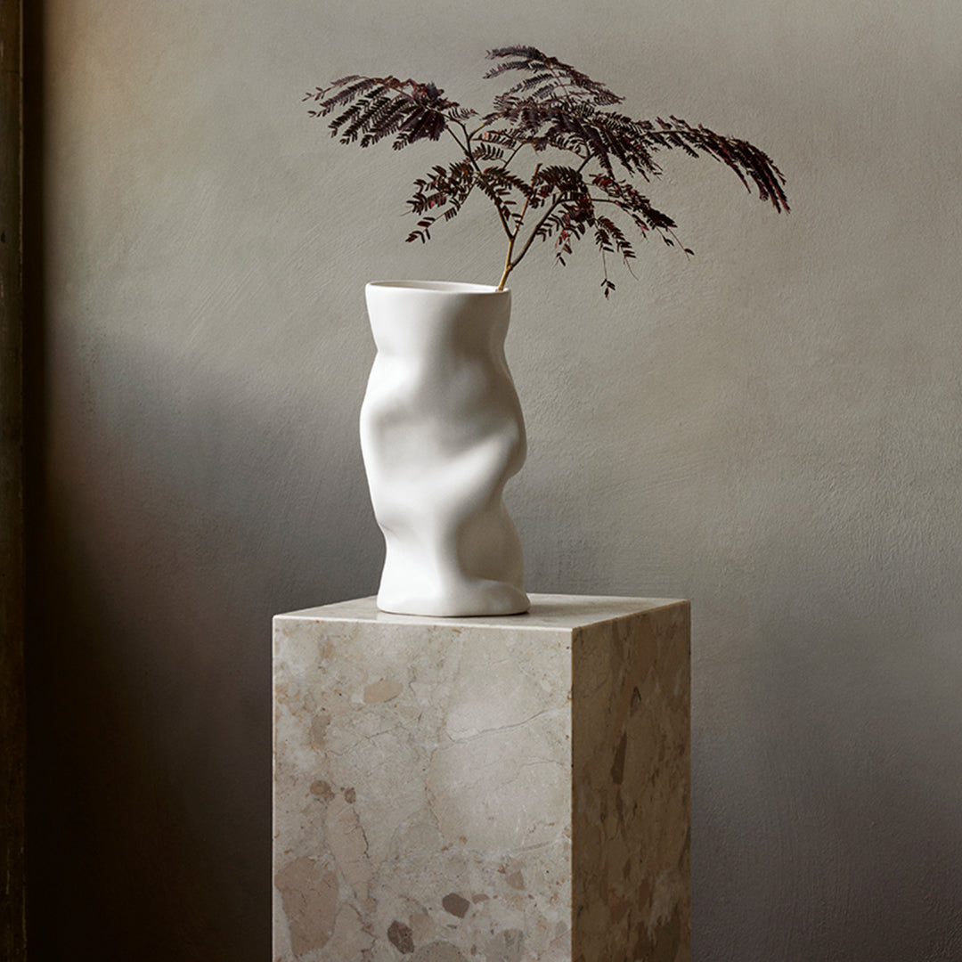 Sofia Tufvasson Collapse Vase - Elegant Foldable Glass Vase for Home Decor, Wedding Centerpieces & Floral Arrangements