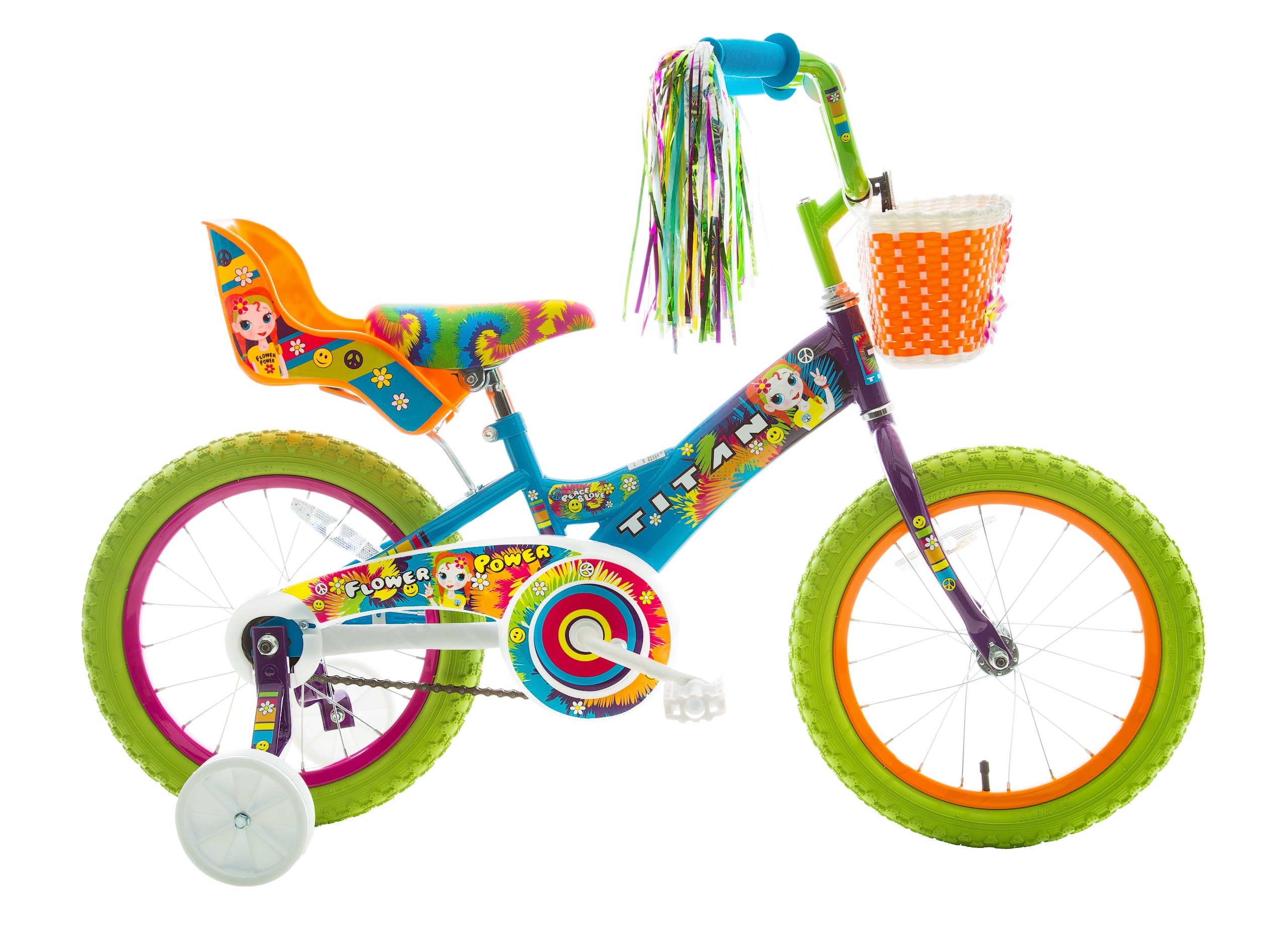 **16-Inch Girls BMX Bike for Kids Ages 4-7 | 9-Inch Frame with Training Wheels | Princess-Themed Bicycle with Doll Basket & Streamers | Perfect First Bike & Gift for Girls | Ideal for Outdoor Play, Birthday Presents & Learning to Ride**