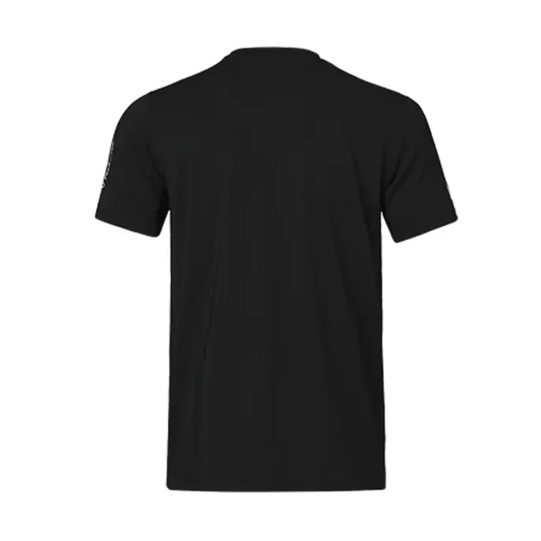 Technist TNT 6427 Men's Training Workout T-Shirt - Breathable Quick-Dry Fitness Shirt for Gym & Running [Black] - Perfect for CrossFit, Weightlifting & Active Lifestyle