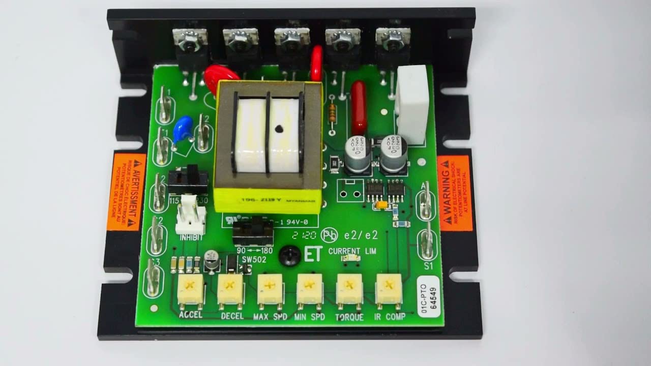 LGC400-10 - American Control Electronics 10 Amp AC-DC 1Q SCR Motor Speed Controller, 2 HP, 115/230V Single Phase, Chassis Mount - Perfect for Industrial Machinery, HVAC Systems, and Conveyor Belt Applications