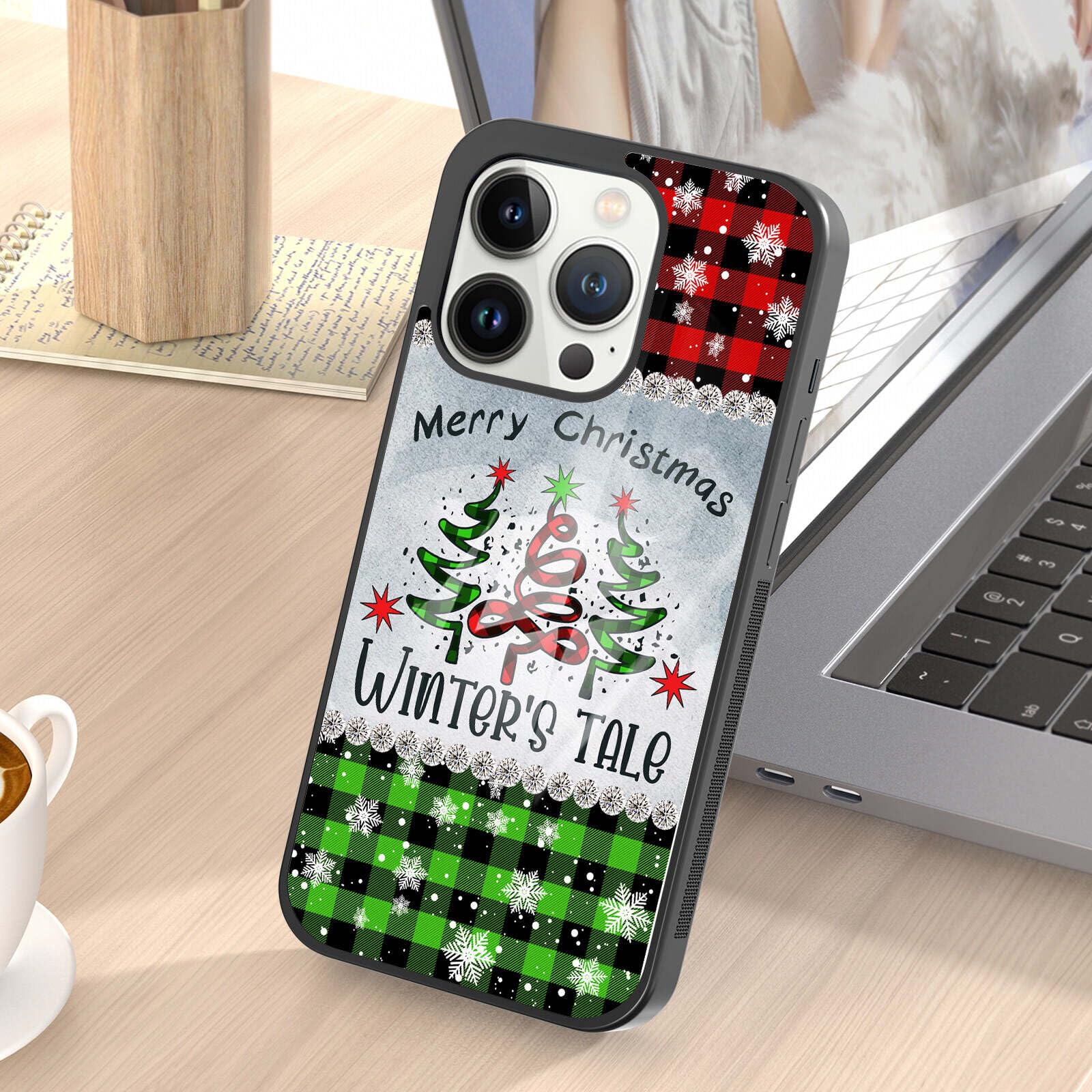 Festive Christmas Phone Cases for Grandpa - Soft TPU Protective Cover Compatible with iPhone 11/12/13/14/15/16 Pro/Max/Plus/Mini/X/Xs/Xr, Samsung Galaxy S10/S20/S21/S22/S23/S24/S25/Note/Z Flip3/4, Pixel 6/7 Pro - Perfect Holiday Gift for Grandfathers & Family Gatherings
