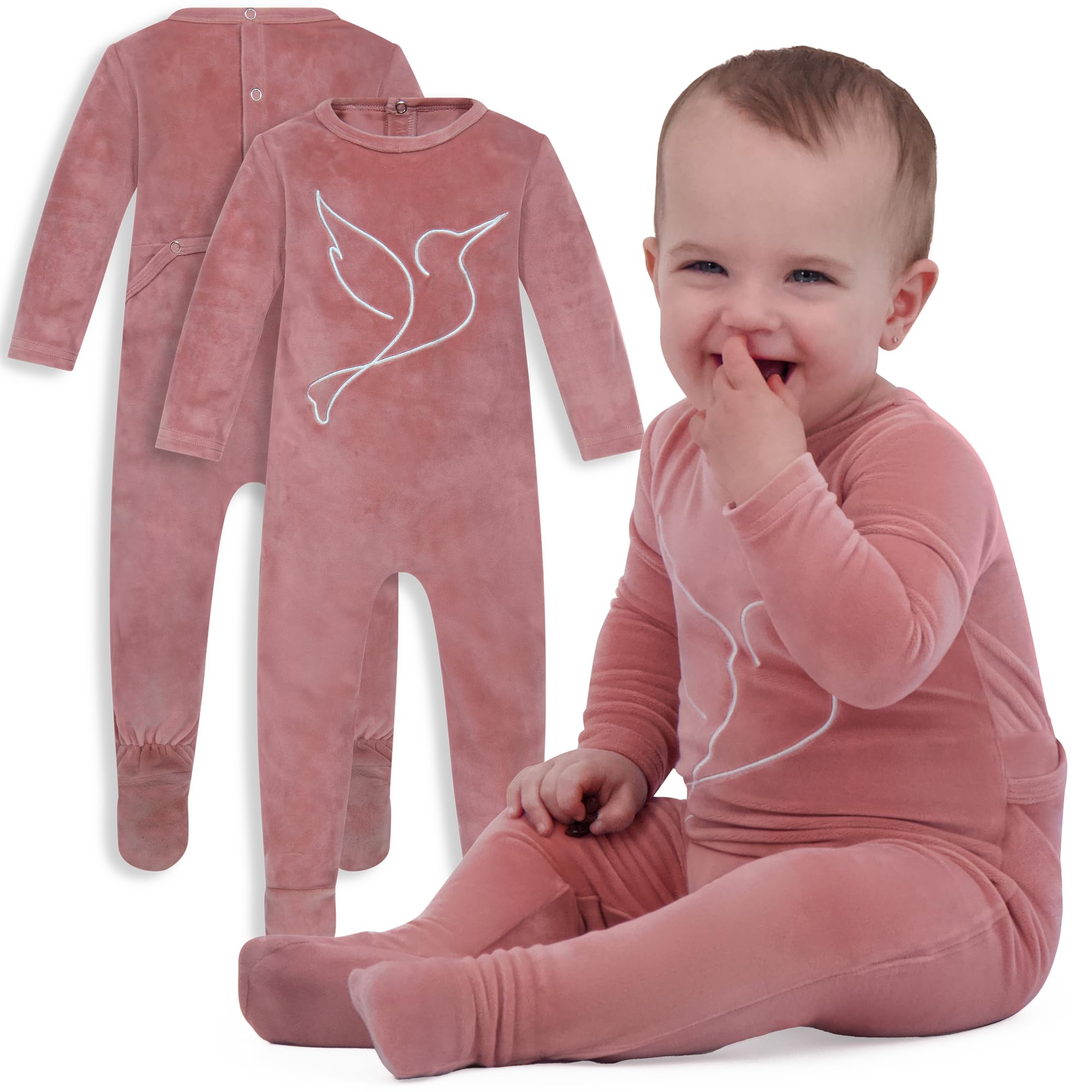 Baby Pajamas for Boys & Girls - Soft Cotton Footie Sleepers with Non-Slip Grips | Cozy One-Piece Onesie for Newborns & Toddlers - Perfect for Bedtime, Playtime & Winter Snuggles