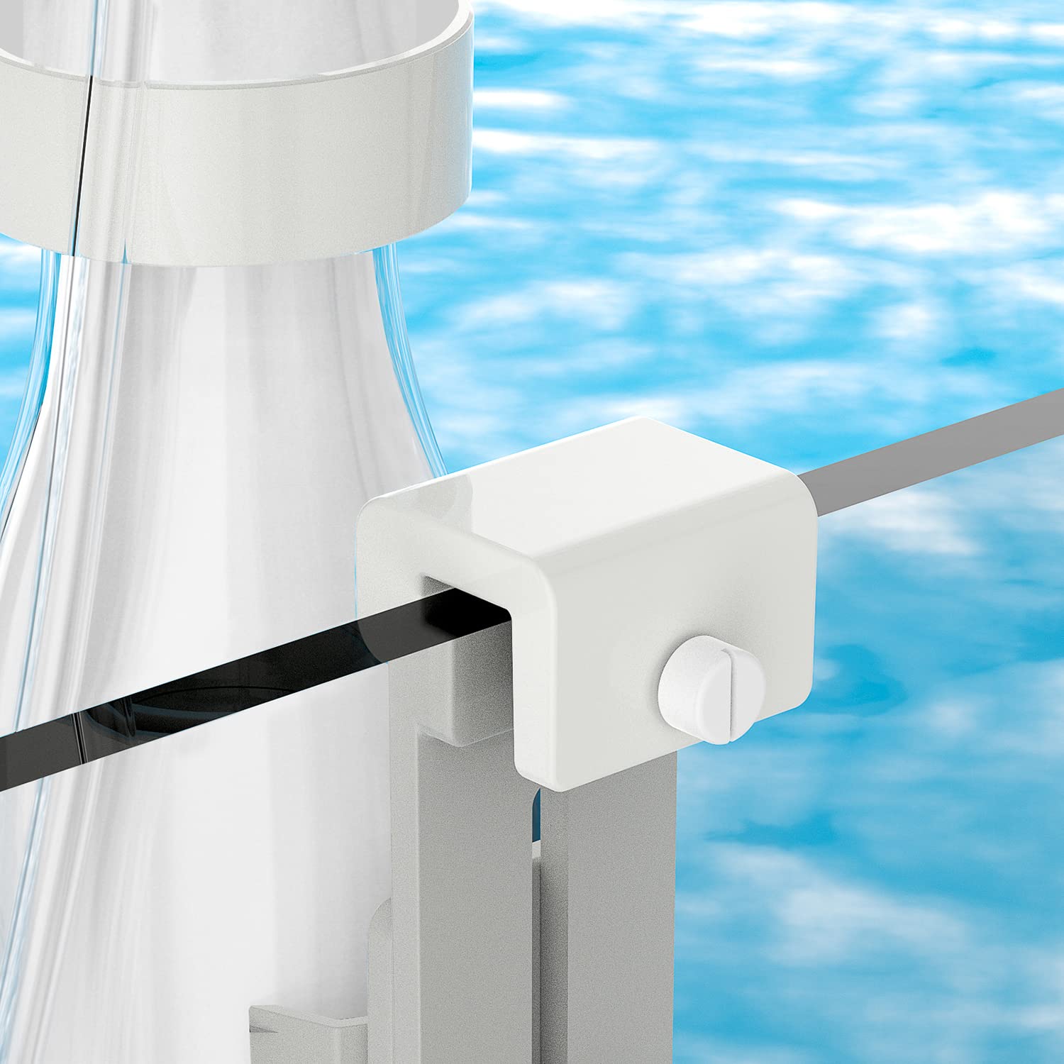 Premium Hang-On Protein Skimmer for Saltwater Aquariums (Up to 80 Gallons) - DC Pinwheel Pump with Controller - Efficient Waste Removal for Reef Tanks & Marine Aquariums - Not Compatible with Rimmed Tanks - Perfect for Home Aquariums & Fish Tank Maintenance