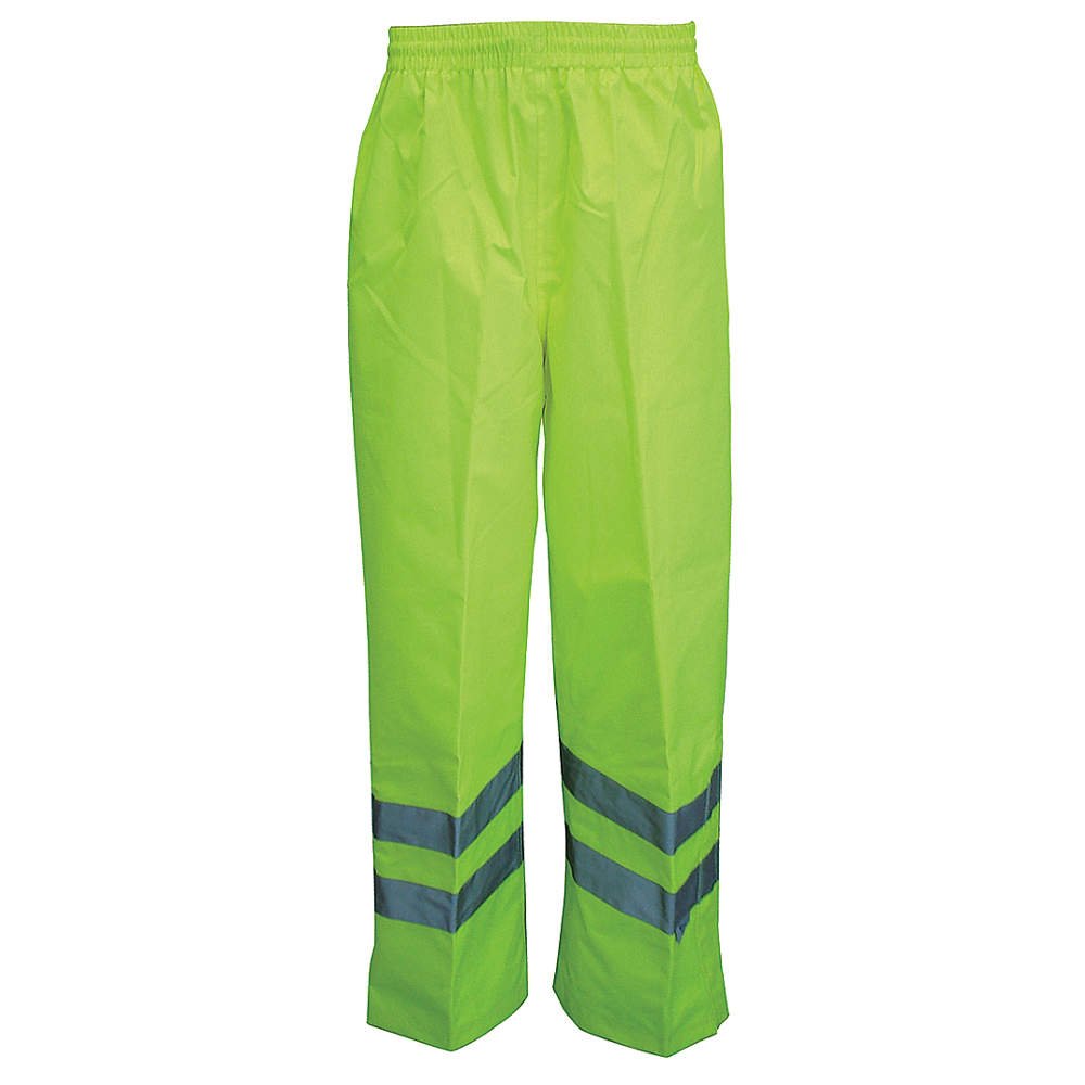 Viking Electronics Hi-Visibility Rain Bib Pants for Men - D6329WPG-M, Yellow/Green, Size M, Waterproof Polyester & Polyurethane Workwear - Ideal for Construction, Fishing & Outdoor Safety Gear