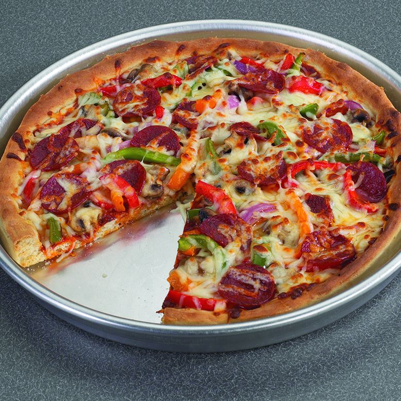 Deep Dish Pizza Pan - 12 Inch Cast Iron Pizza Pan for Chicago Style Pizza, Perfect for Oven, Grill & Stovetop - Ideal for Homemade Pizza, Baking & Cooking