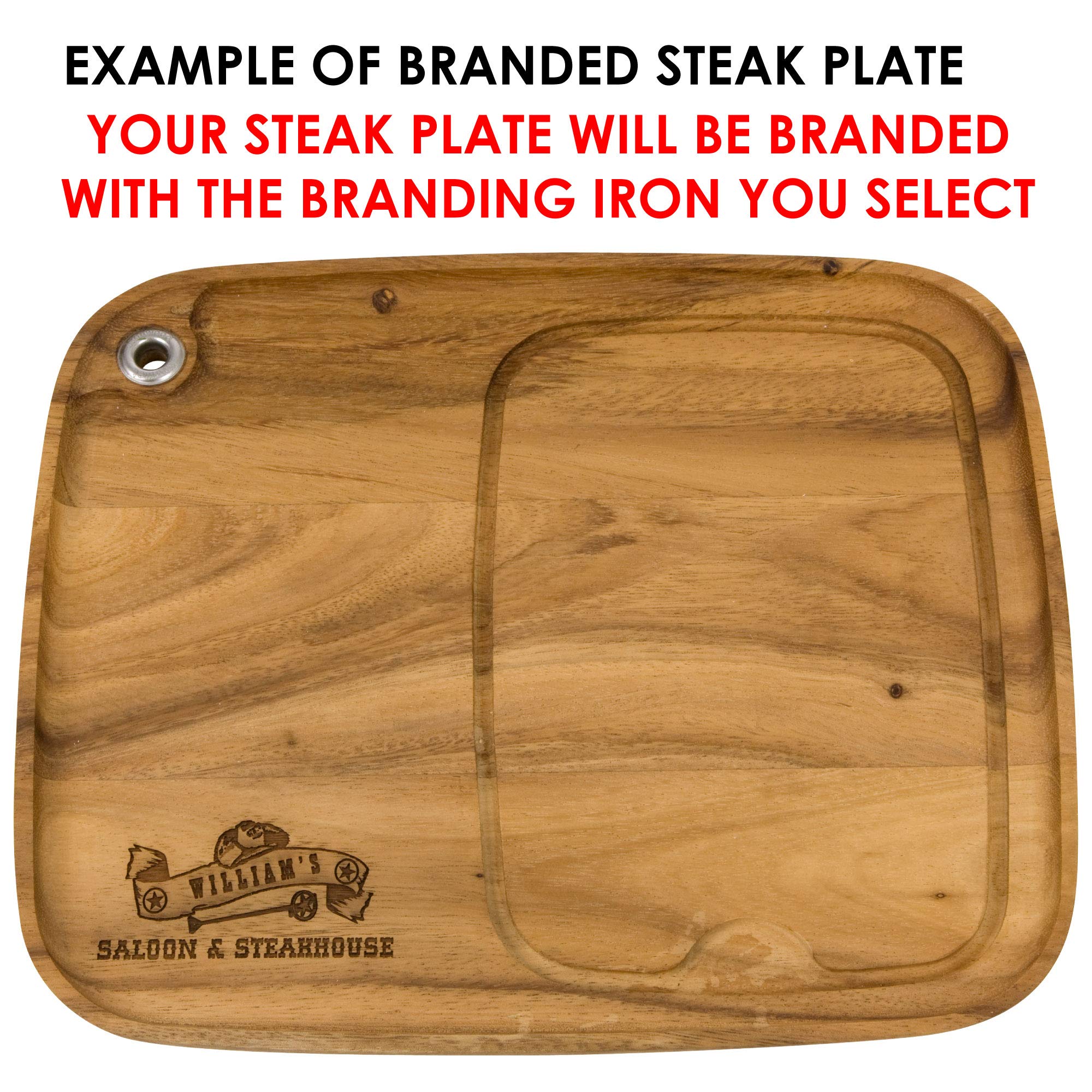 Premium BBQ Branding Iron Letter H - Custom Steak, Buns, Wood & Leather Branding Tool for Grilling, Baking & DIY Crafts - Perfect for BBQ Parties, Camping & Personalized Gifts
