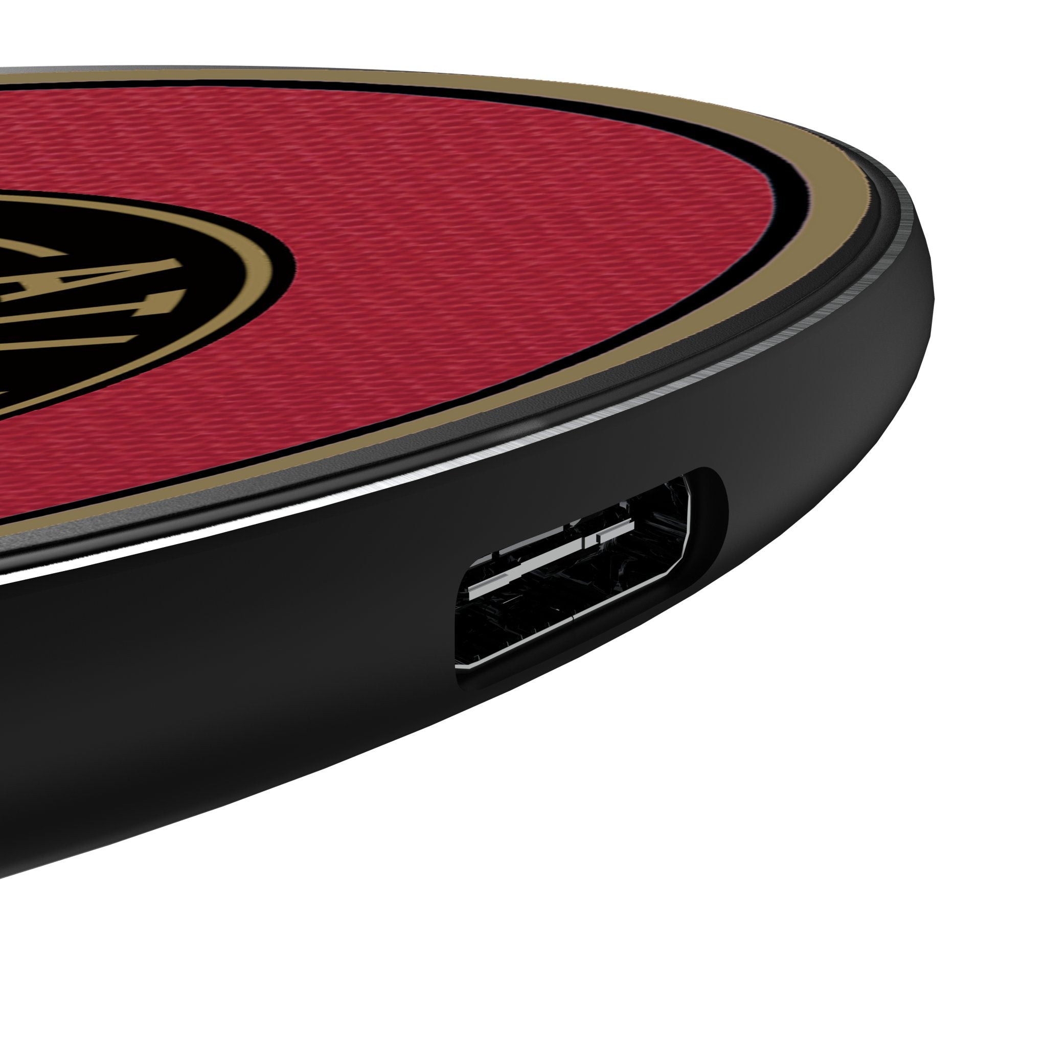 Atlanta United FC 15W Fast Wireless Charger - Qi Certified for iPhone, Samsung, AirPods - Perfect for Home, Office, and Travel