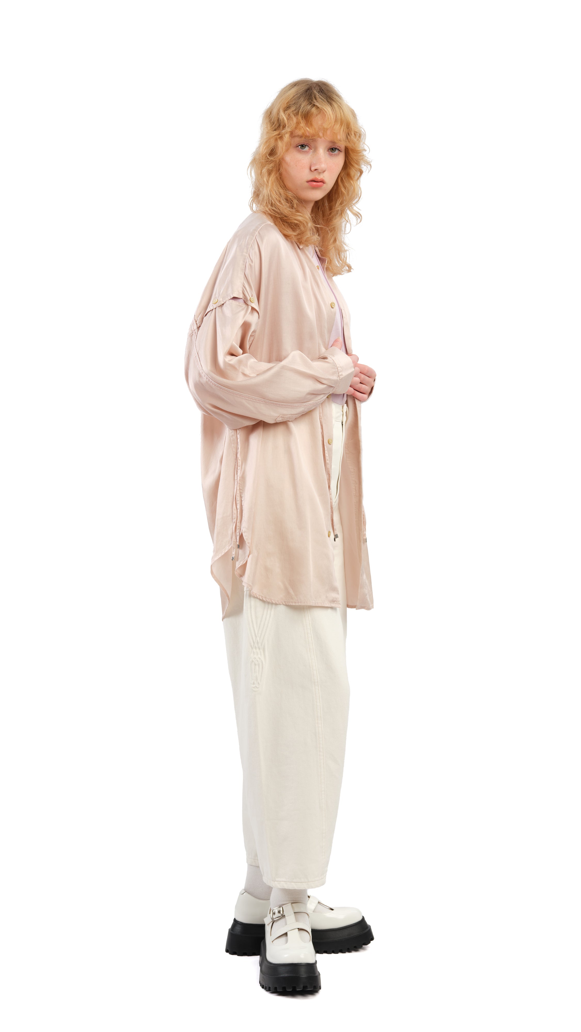 Kurashikizome Oversized Blouse for Women - Japanese Style Loose Fit Casual Shirt - Perfect for Work, Date Night & Everyday Wear