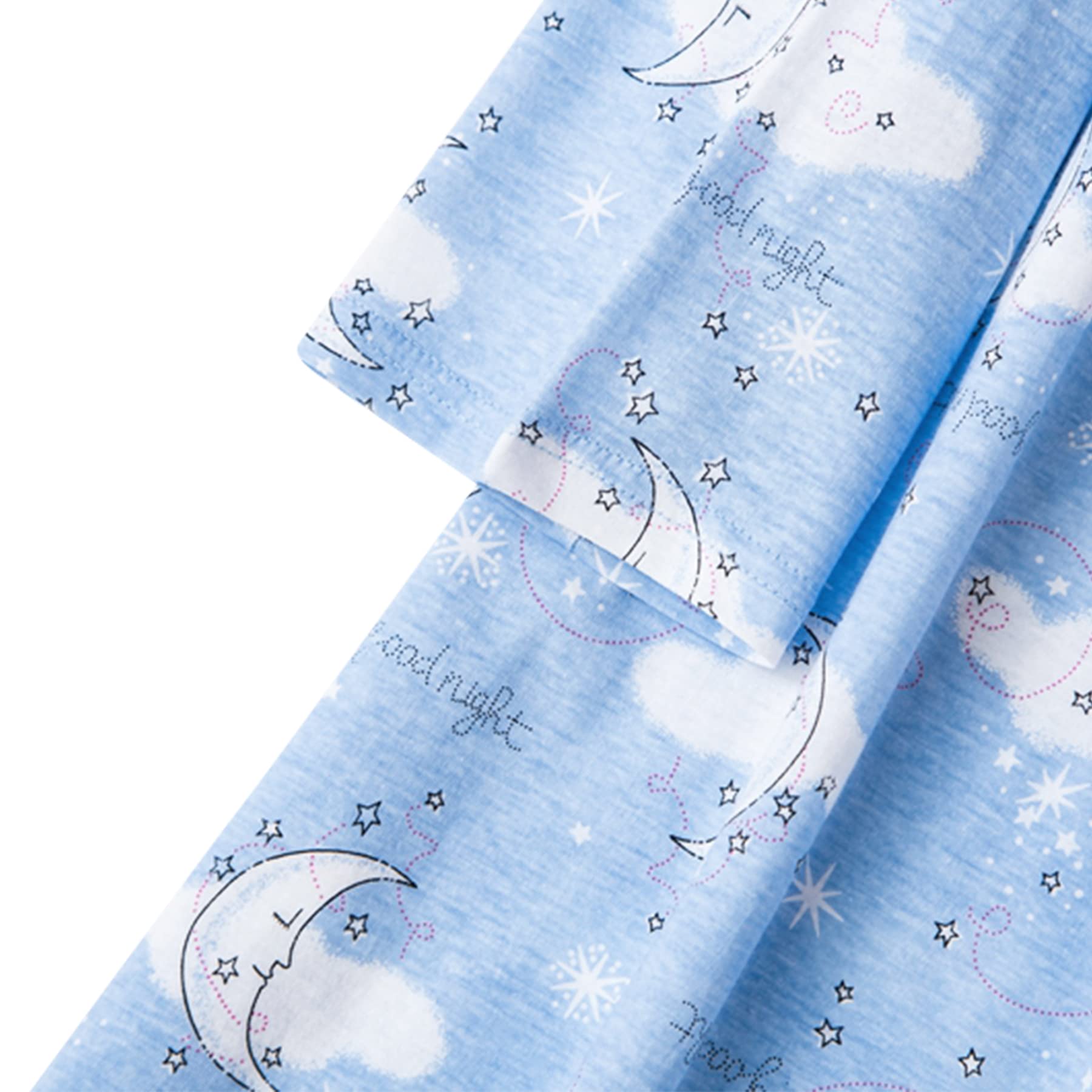Zando Women's Long Sleeve Cotton Nightgown - Plus Size Soft Sleepshirt & House Dress with Cartoon Print | Cozy Loungewear for Bedtime & Relaxation at Home