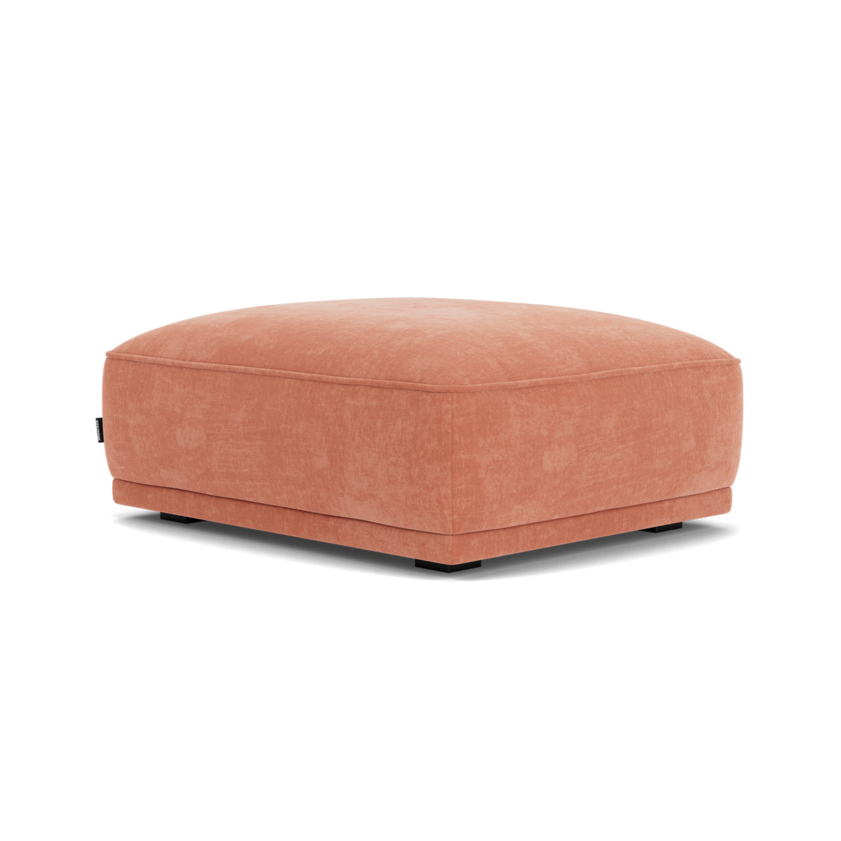 Leonora Fabric Storage Ottoman with Tufted Top - Stylish Footrest, Coffee Table & Extra Seating for Living Room, Bedroom & Dorm