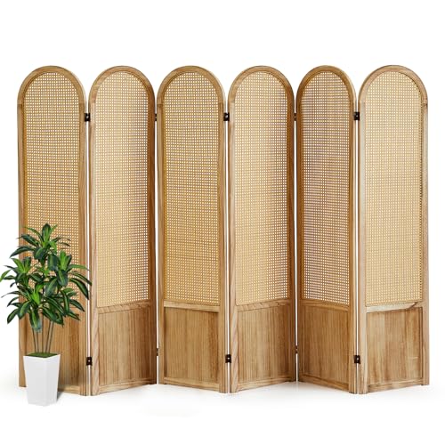 6 Panels Natural Wood