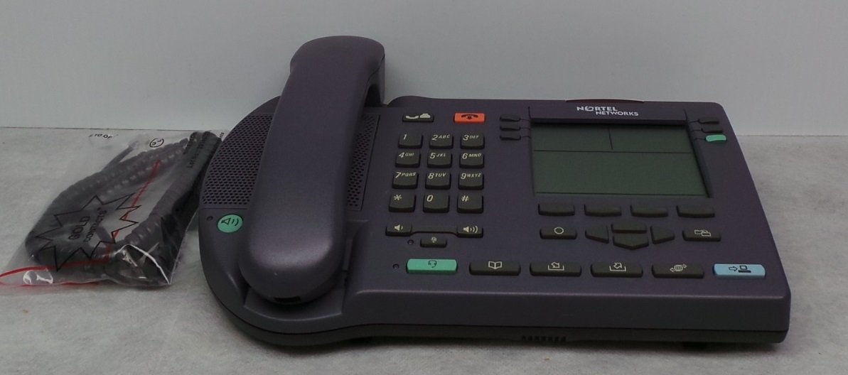 Nortel i2004 / NTEX00BA IP Phone - VoIP Business Desk Phone with HD Audio, Caller ID, 4-Line Display - Ideal for Office, Call Center & Remote Work