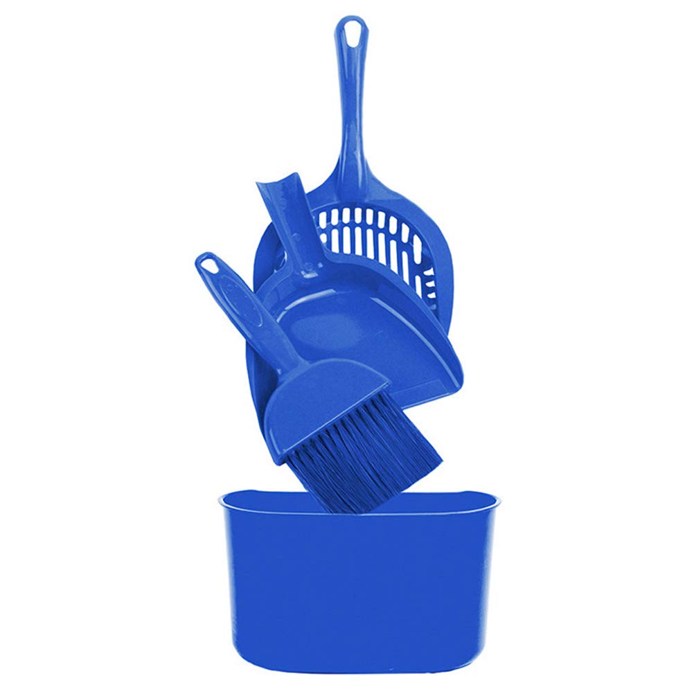 TEHAUX 4-Piece Portable Cat Litter Cleaning Tool Set - Durable Litter Scoop, Sand Shovel & Cleaning Accessories for Kittens & Cats | Perfect for Travel, Home & Multi-Cat Households