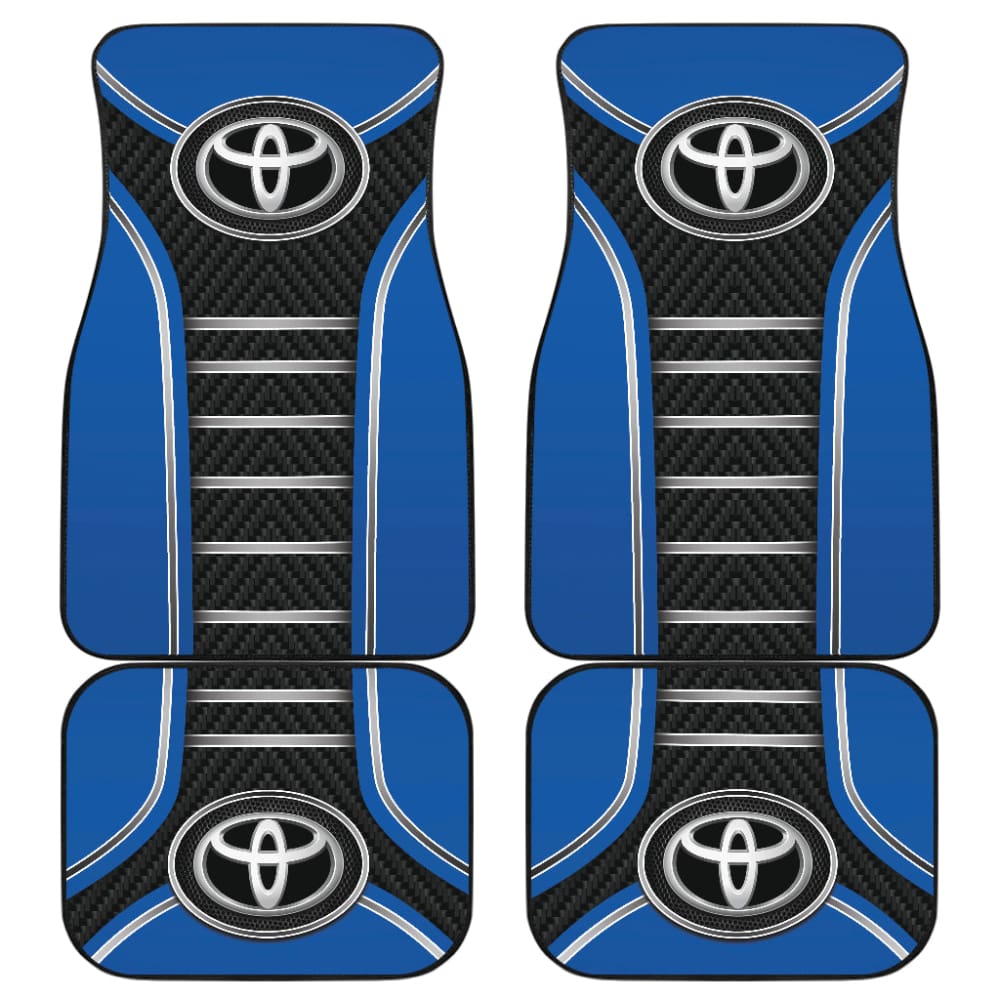 Premium Custom Fit Blue Toyota Car Floor Mats - All-Weather Protection & Stylish Design for Camry, Corolla, RAV4 - Perfect for Daily Commute, Road Trips & Family Adventures