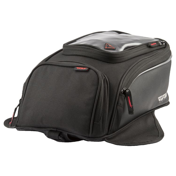 Fly Racing Small Motorcycle Tank Bag - Compact & Durable for Adventure Riding, Commuting & Travel - Waterproof Storage for Essentials