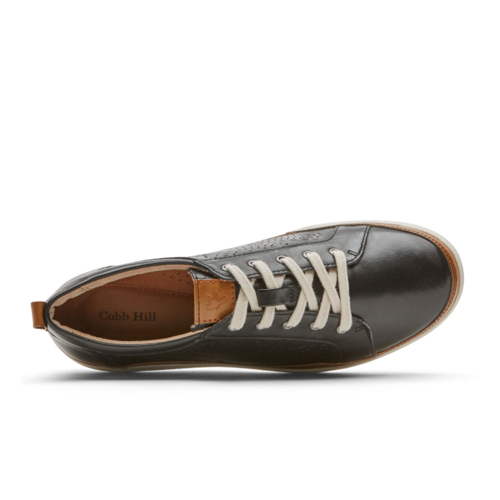Cobb Hill Bailee Women's Sneakers - Black Leather Walking Shoes for Comfort & Style | Perfect for Casual Wear, Work & Travel