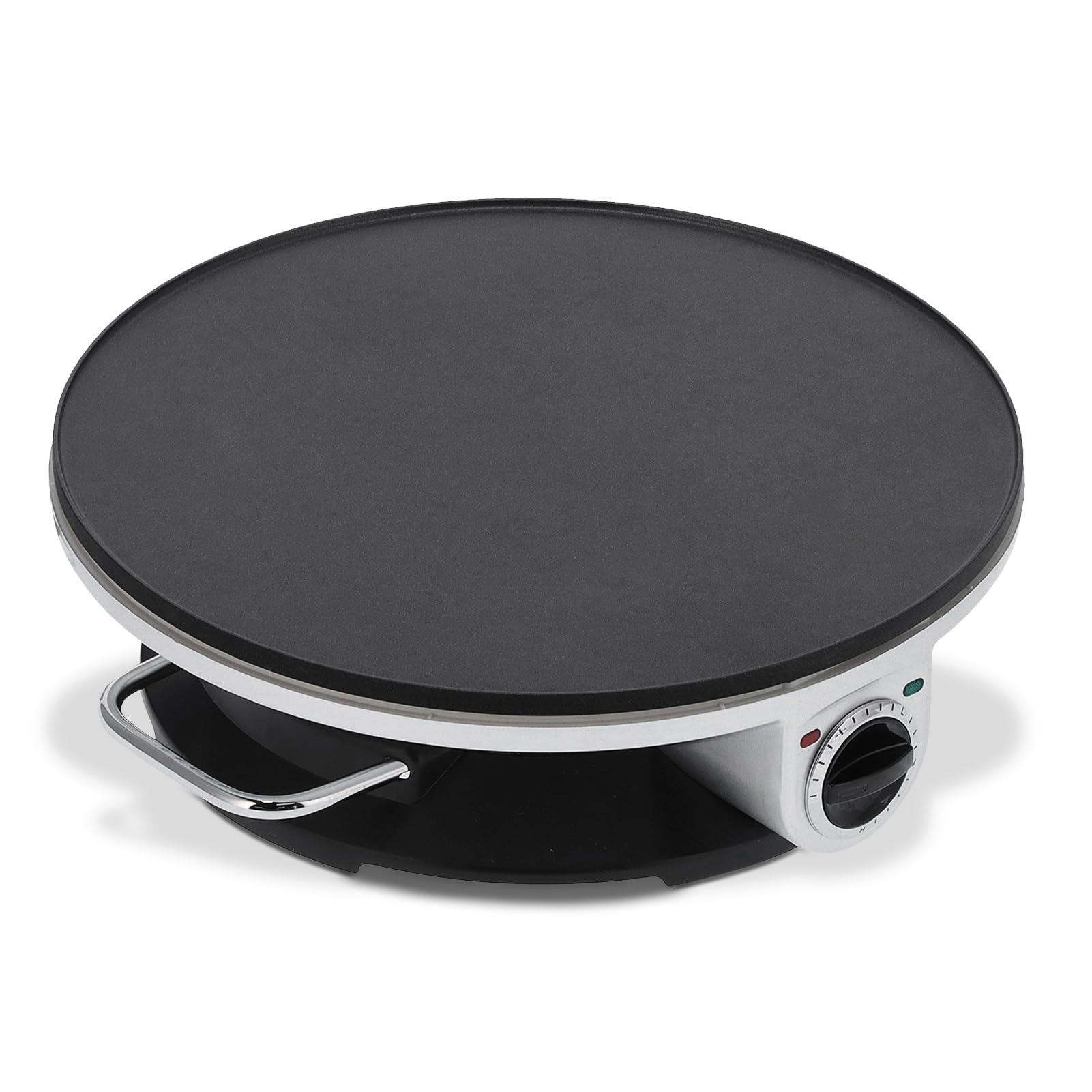 13 Inch Electric Crepe Maker - 1000W Stainless Steel Pancake Machine with 3-Temperature Control & Fast Heating - Perfect for Making Crepes, Pancakes, Blintzes, and Egg Rolls - Ideal for Home Breakfast, Brunch, and Party Cooking