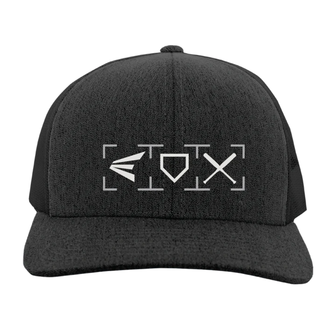 Easton Logo D Hat - Black EALC Baseball Cap for Men & Women - Adjustable Snapback for Casual Wear, Sports & Outdoor Activities