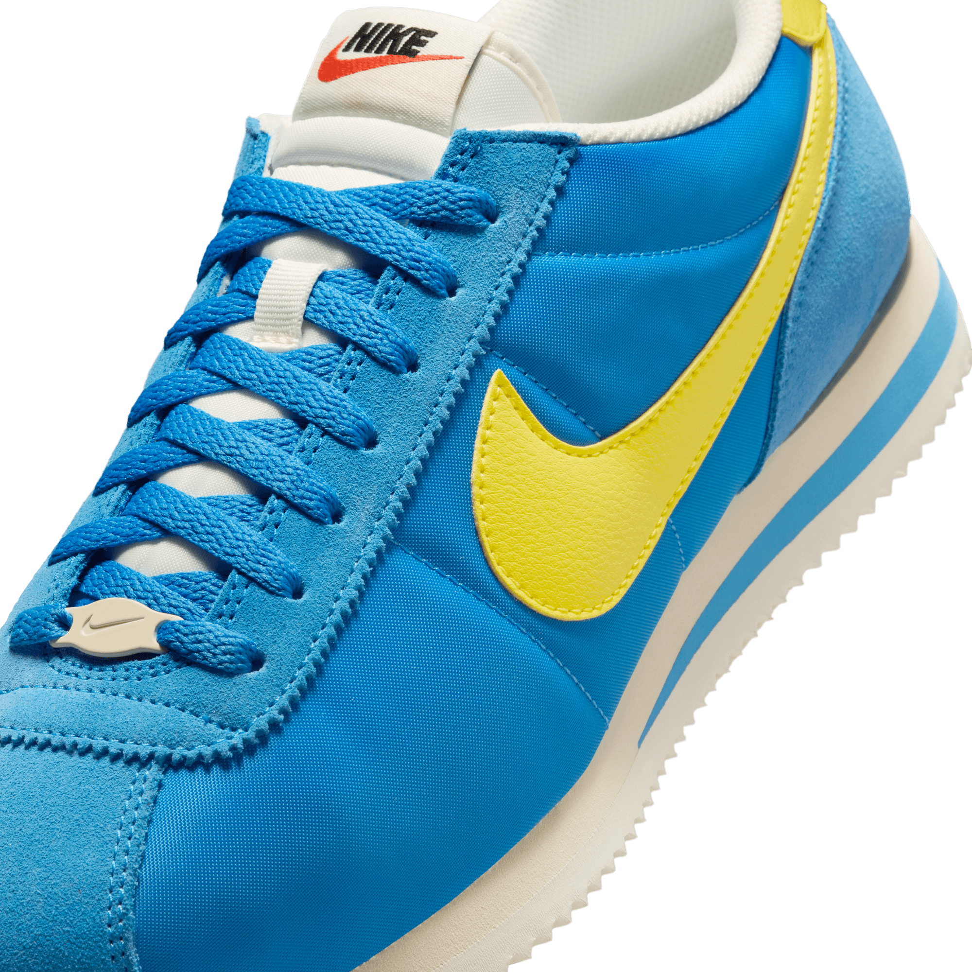 Nike Cortez TXT Sneakers in Light Photo Blue & Lightning - Classic Comfort for Running, Walking & Casual Wear
