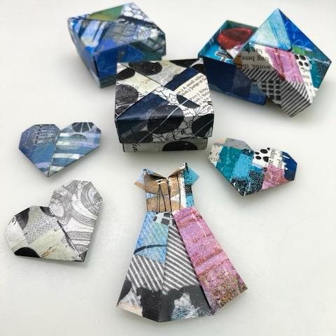 Origami Collage Kit - Creative DIY Paper Folding Art Set (4552) for Home Decor, Gift Giving & Classroom Crafts