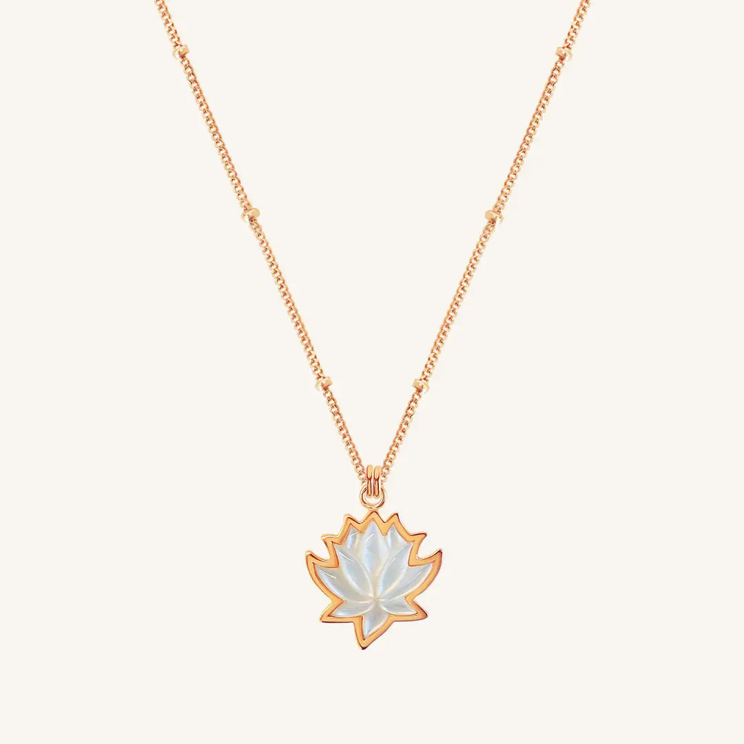 Lotus Flower Necklace for Women - Elegant Gold Pendant with Adjustable Chain - Perfect for Yoga, Meditation & Boho Fashion
