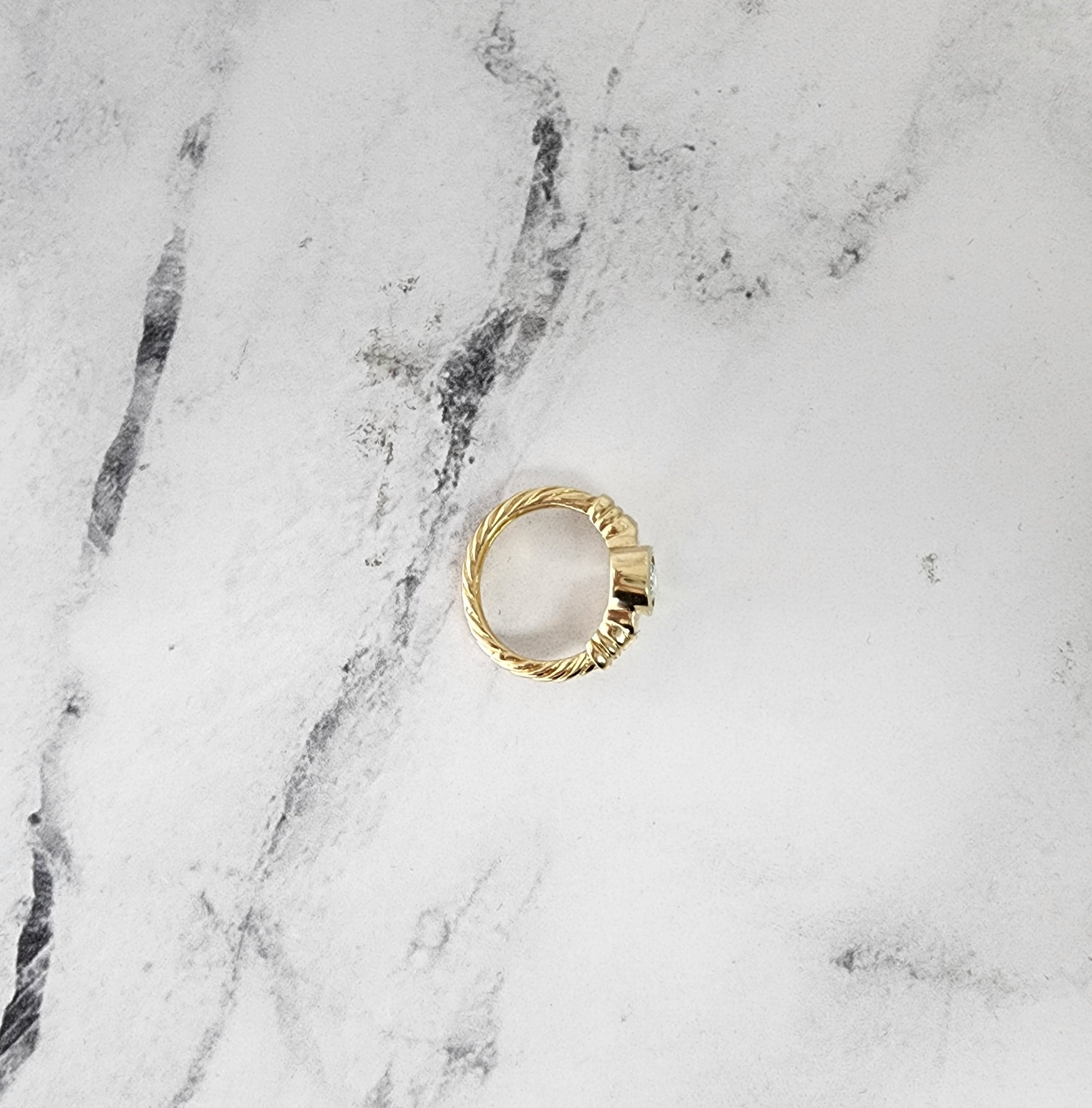 14K Yellow Gold Oval Blue Topaz Solitaire Ring for Women - Elegant Engagement, Wedding, Anniversary & Gift Jewelry