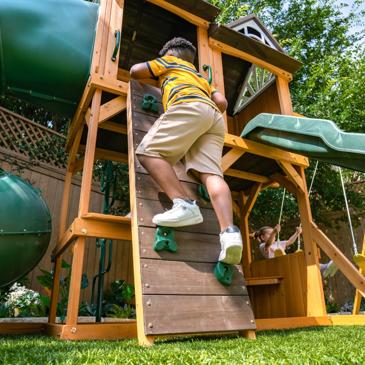 Laurel Retreat Swing Set - Easy Assembly & Installation Available | Perfect for Backyard, Garden & Outdoor Play