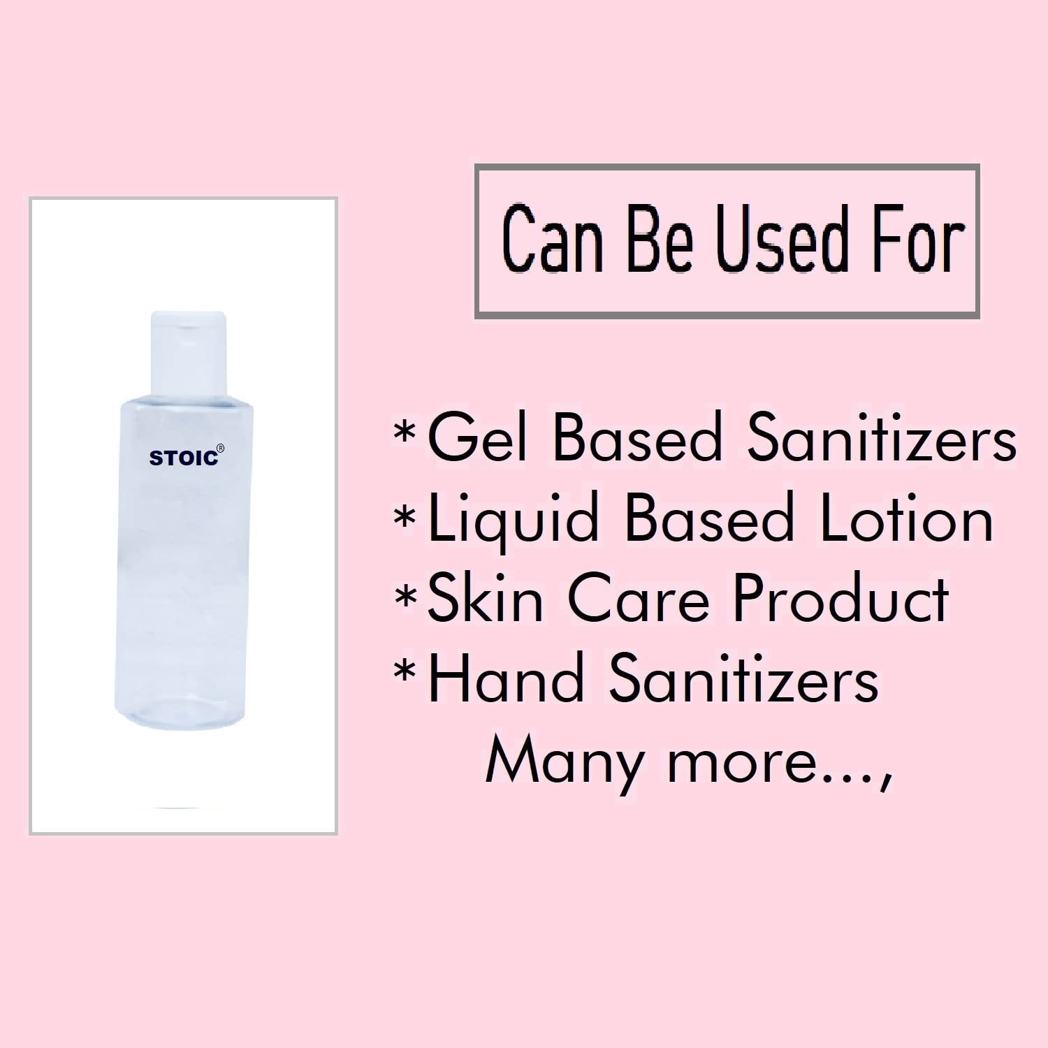 STOIC 500ml Refillable Empty Clear Plastic Sample Mini Bottles with Flip Caps - Travel Size Liquid Atomizer for Sanitizer, Beauty, Makeup - Perfect for Air Travel, Gym, Office & Home Use (Pack of 3)