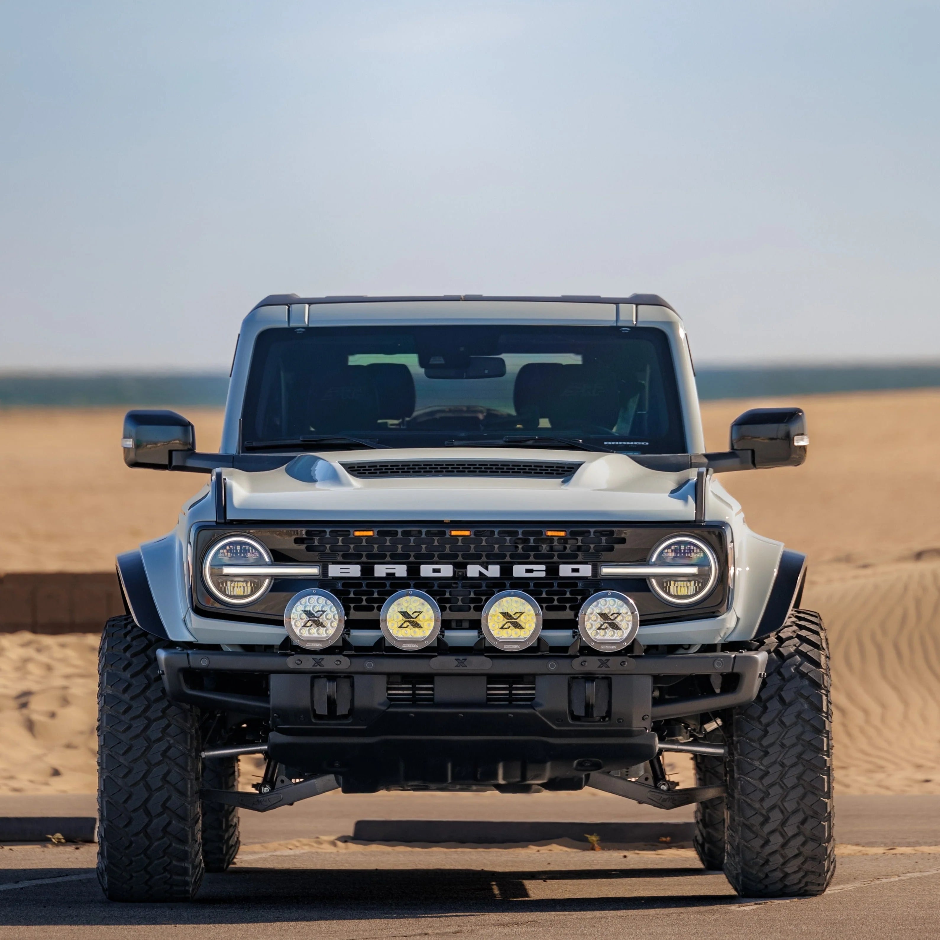 2021-2025 Ford Bronco Ram Air Hood - High Performance Cold Air Intake Scoop for Off-Road & Street Driving - Enhances Engine Cooling & Airflow for Adventure & Daily Commute