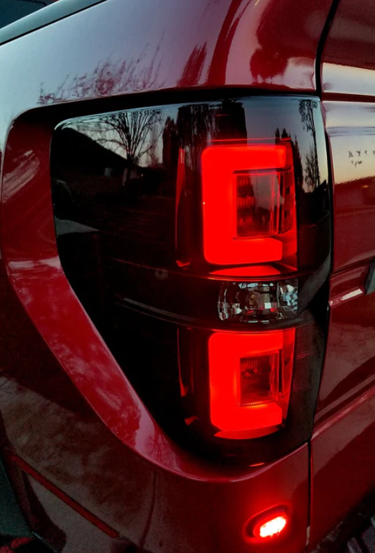 Ford F150 & Raptor 2009-2014 Dark Red Smoked OLED Tail Lights - Upgrade for Off-Road & Night Driving