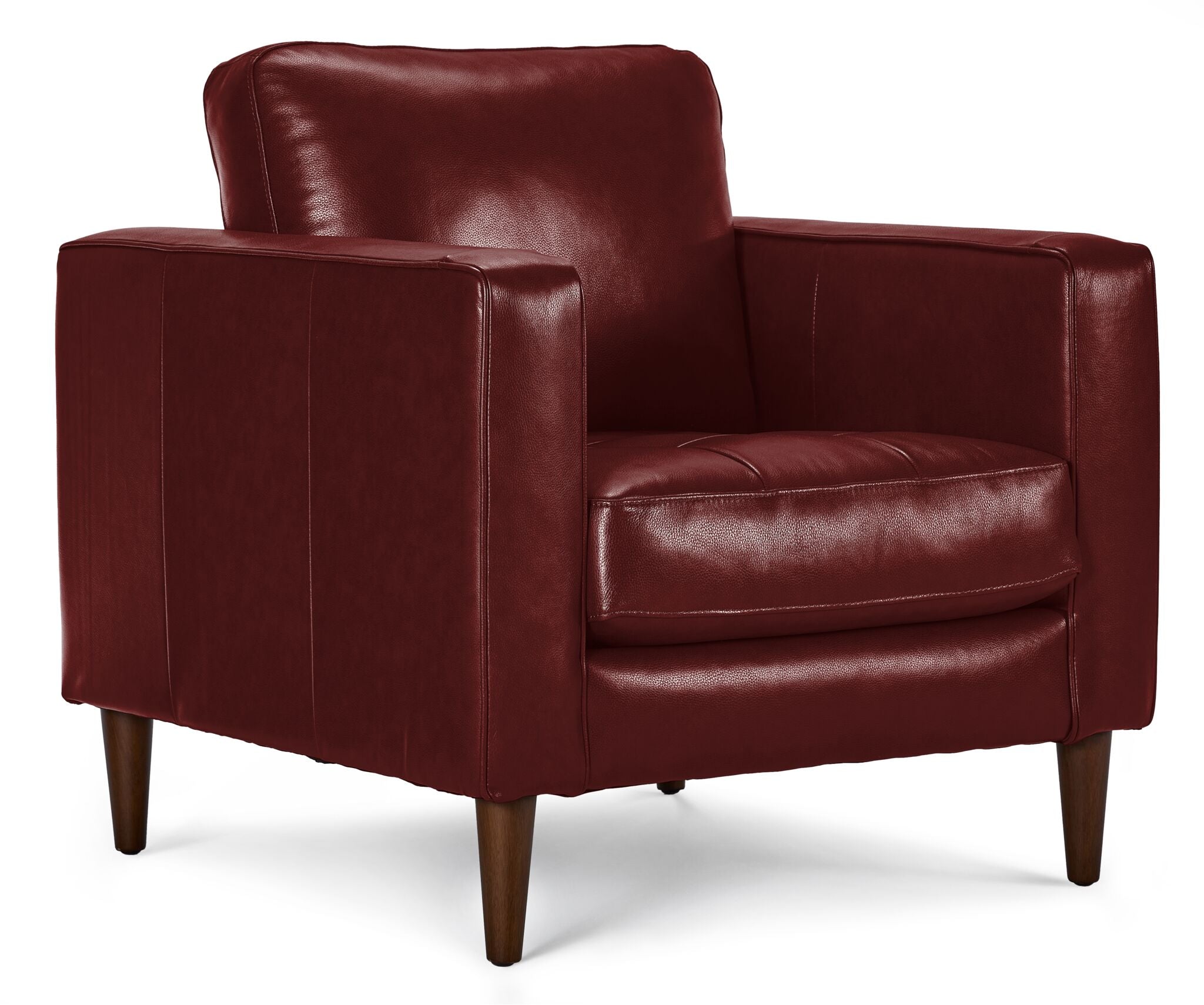 Premium Bari Leather Chair - Modern & Comfortable Home Office Seating - Perfect for Living Room, Study, or Workspace