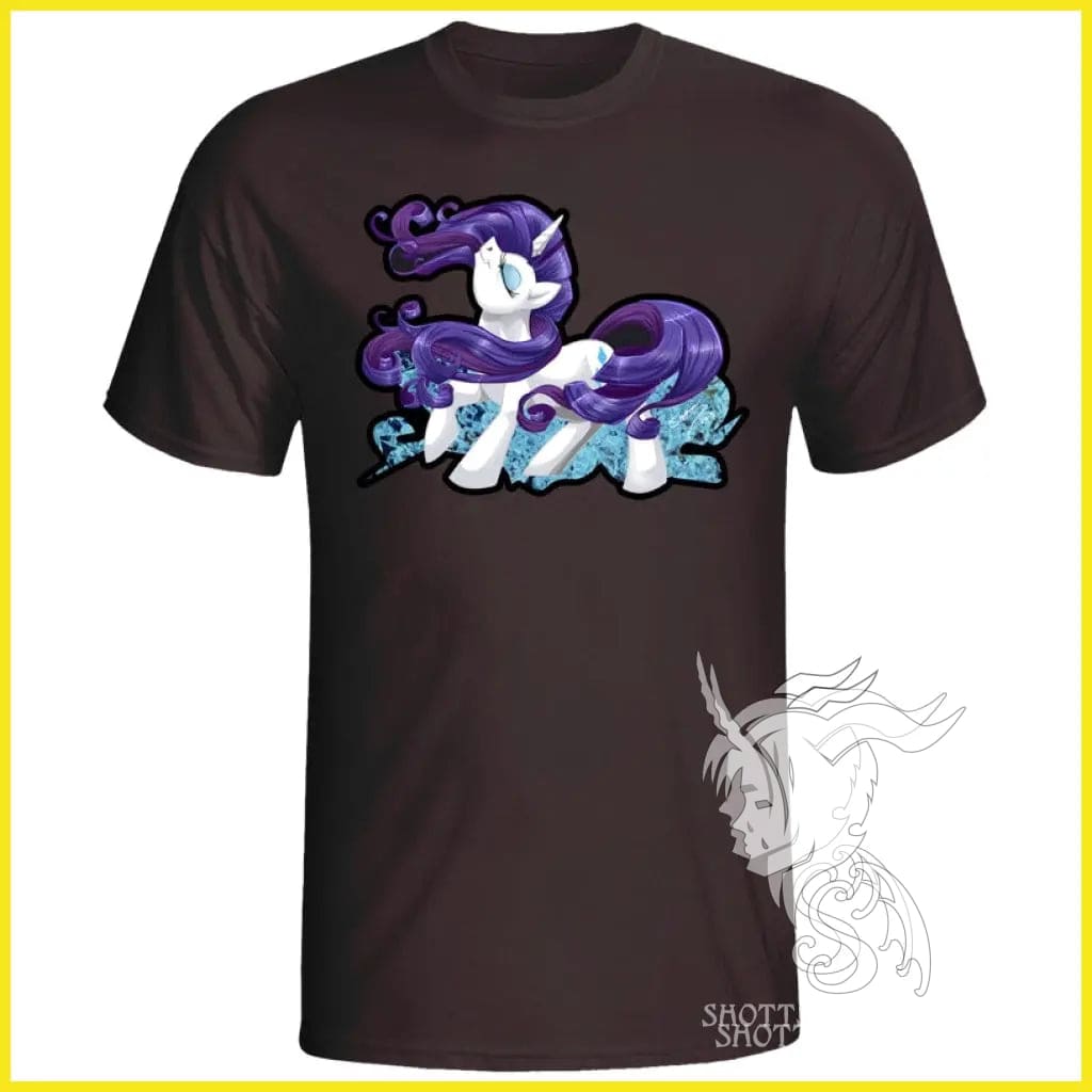 MLP Rarity T-Shirt - My Little Pony Character Graphic Tee for Kids & Adults | Perfect for Cosplay, Birthday Gifts & Anime Conventions