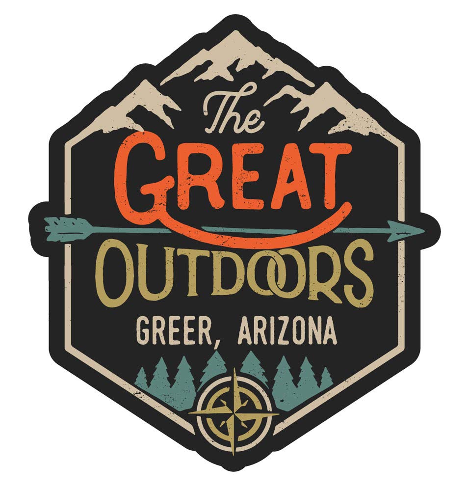 Greer Arizona The Great Outdoors 4-Inch Fridge Magnet - Perfect for Travel Souvenirs, Home Decor & Office Accessories
