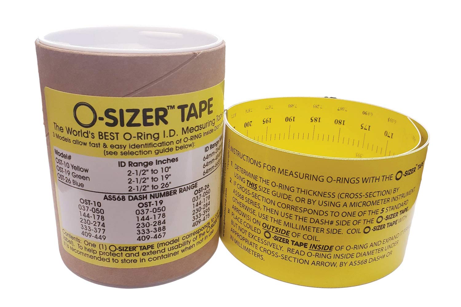 O-Sizer Tape Measure - 10 Inch Retractable Measuring Tape for DIY, Sewing, Construction & Crafting | Accurate & Durable Ruler Tool for Home, Office & Workshop