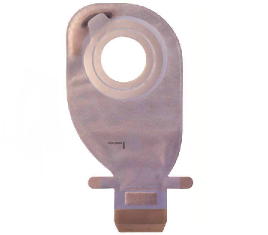 Assura AC Two Piece Drainable Ostomy Pouch - X Large (Box of 20) - Transparent & Odor-Proof - Ideal for Active Lifestyles & Post-Surgery Care