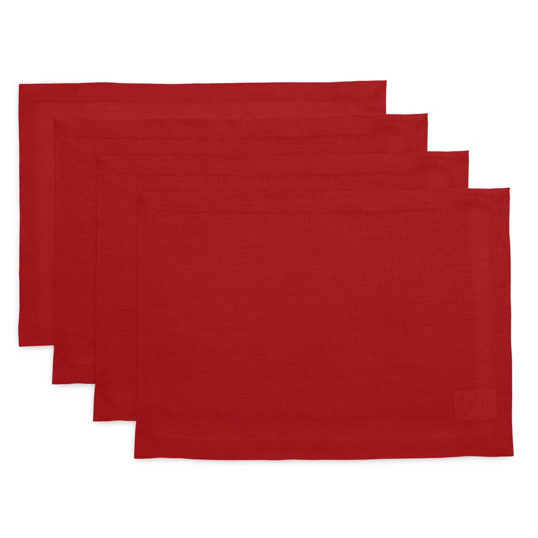 Eco-Friendly Linen Placemats Set of 6 - Premium Natural Table Mats for Dining, Kitchen, and Party Decor - Washable & Durable Home Tableware for Everyday Use and Special Occasions