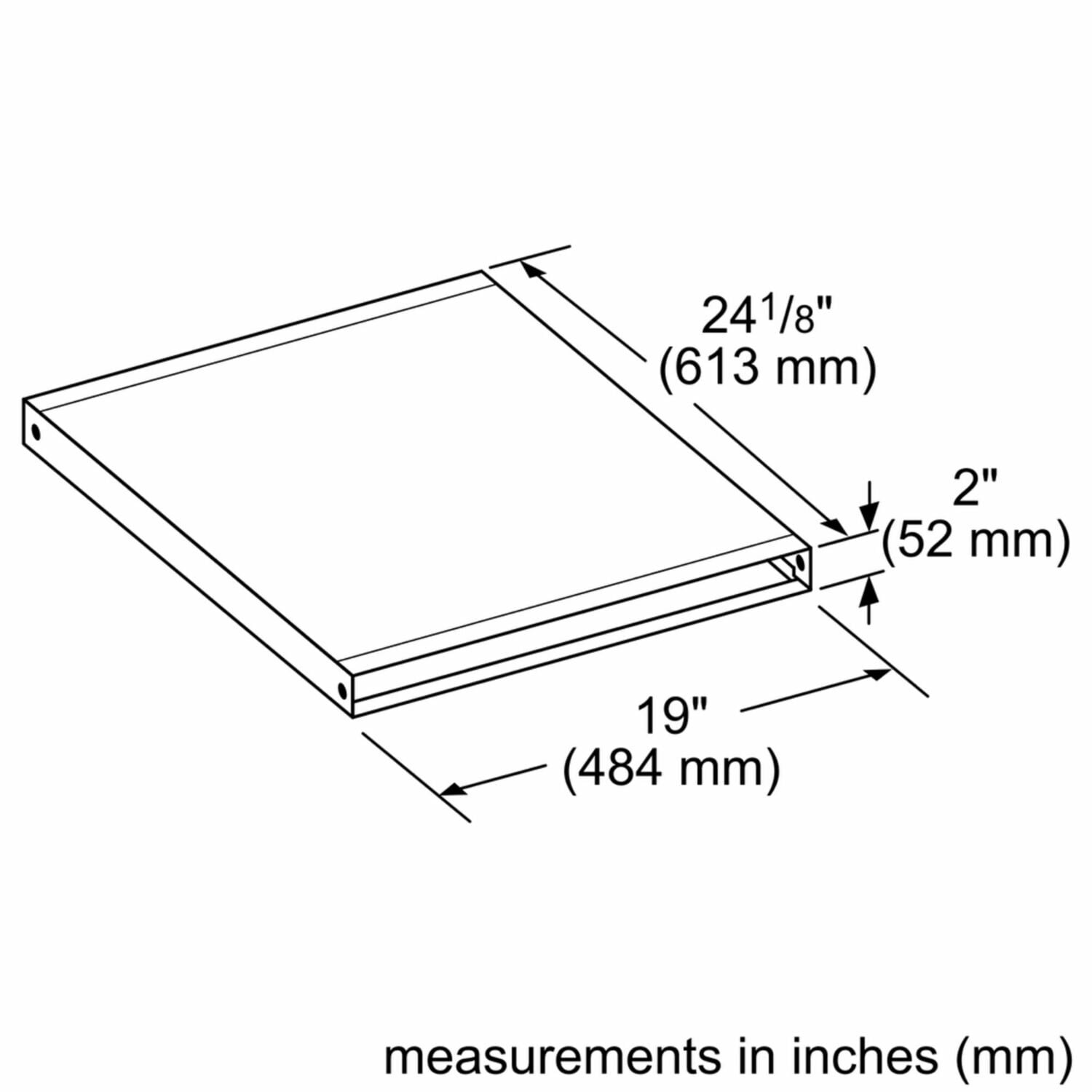 Bosch HDD2RECTD 800 Series Ventilation Accessory - High Performance HVAC System Part for Home & Commercial Use