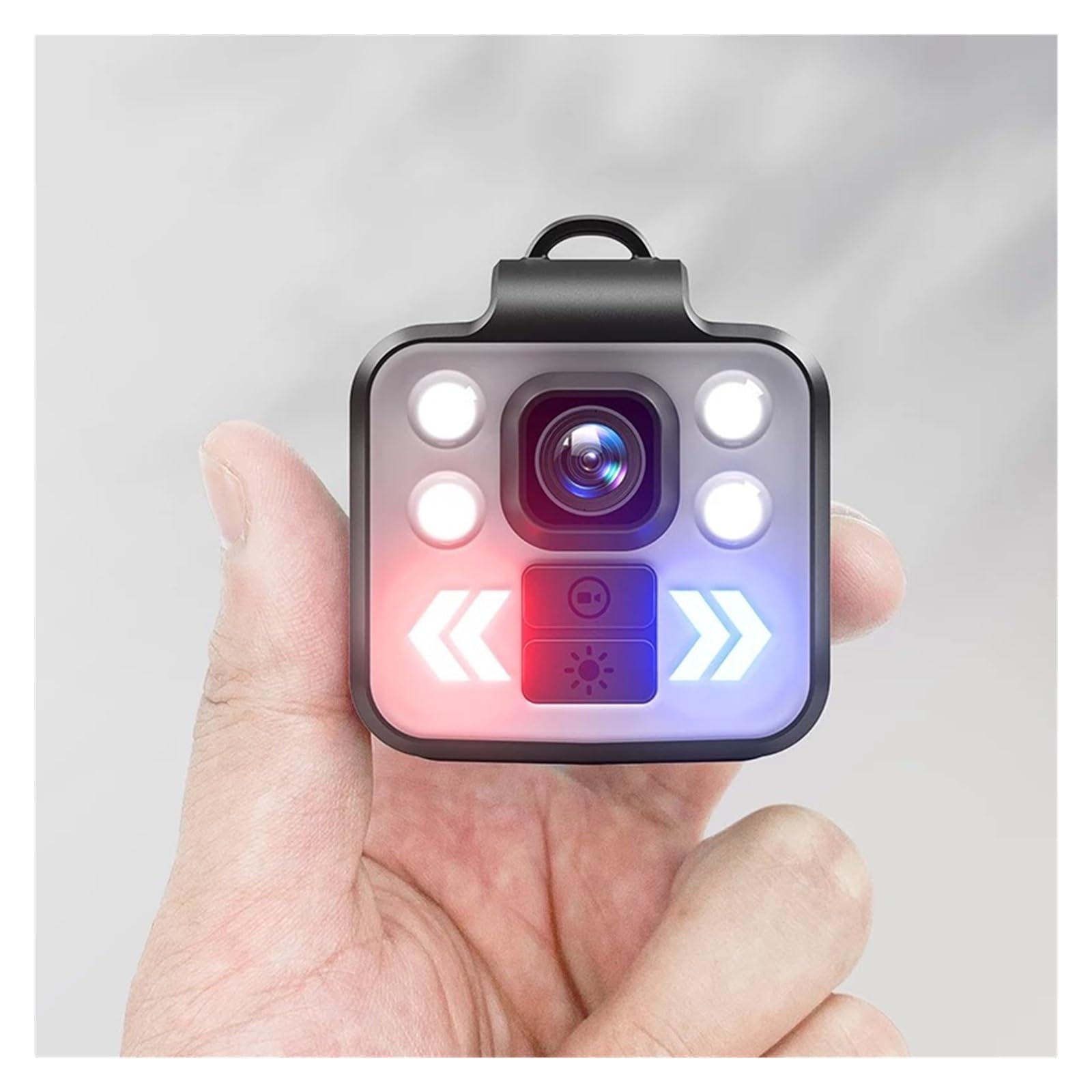 MZZYG 1080P HD Wearable Body Camera with Night Vision & IP65 Waterproof - 1000mAh Battery & 64GB TF Card Included - Perfect for Outdoor Sports, Security Surveillance, and Adventure Recording