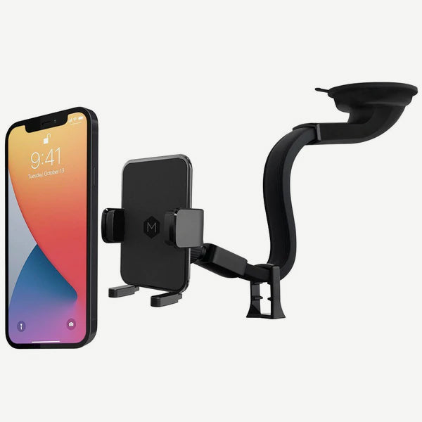 Simpl Cradle Flexible Gooseneck Dash Mount - Universal Phone Holder for Car, Office & Home - Hands-Free Mounting Solution for iPhone, Samsung & Smartphones - Perfect for Driving, Video Calls & GPS Navigation