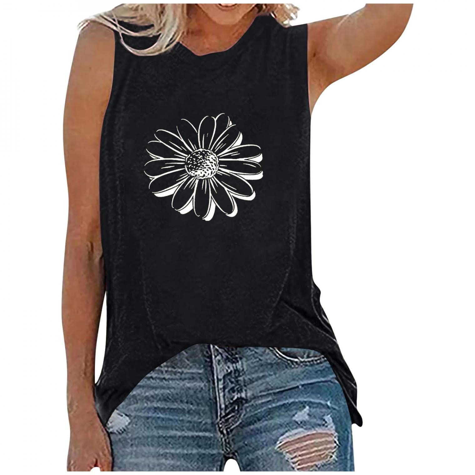 Women's Summer Tank Tops - Sleeveless Crewneck Basic Shirts for Casual & Dressy Wear | Perfect for Beach, Gym, Yoga & Everyday Outfits