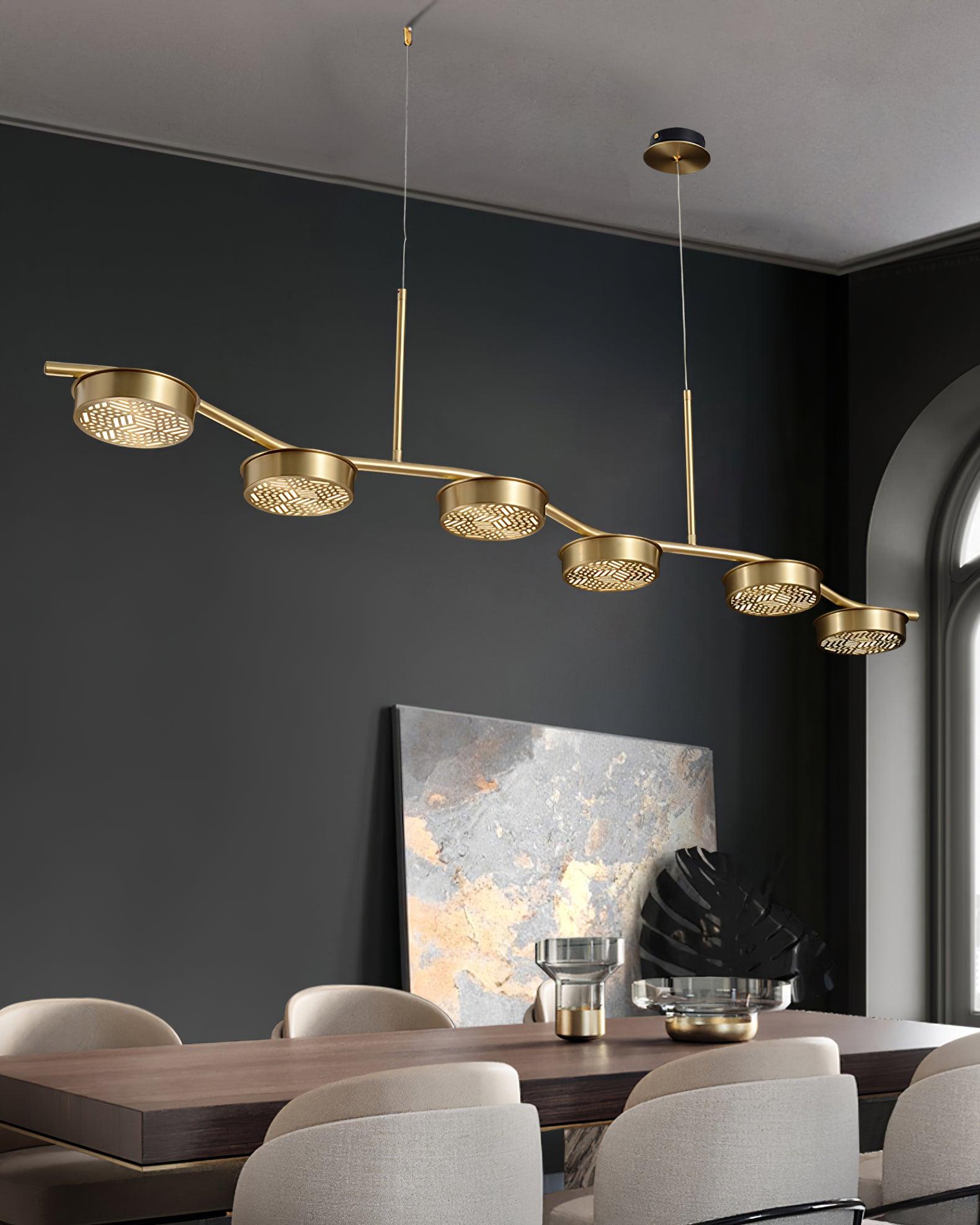 Eichholtz Aldo Chandelier - Modern Crystal Ceiling Light Fixture for Dining Room, Living Room & Bedroom | Elegant Lighting Decor for Home Interior Design