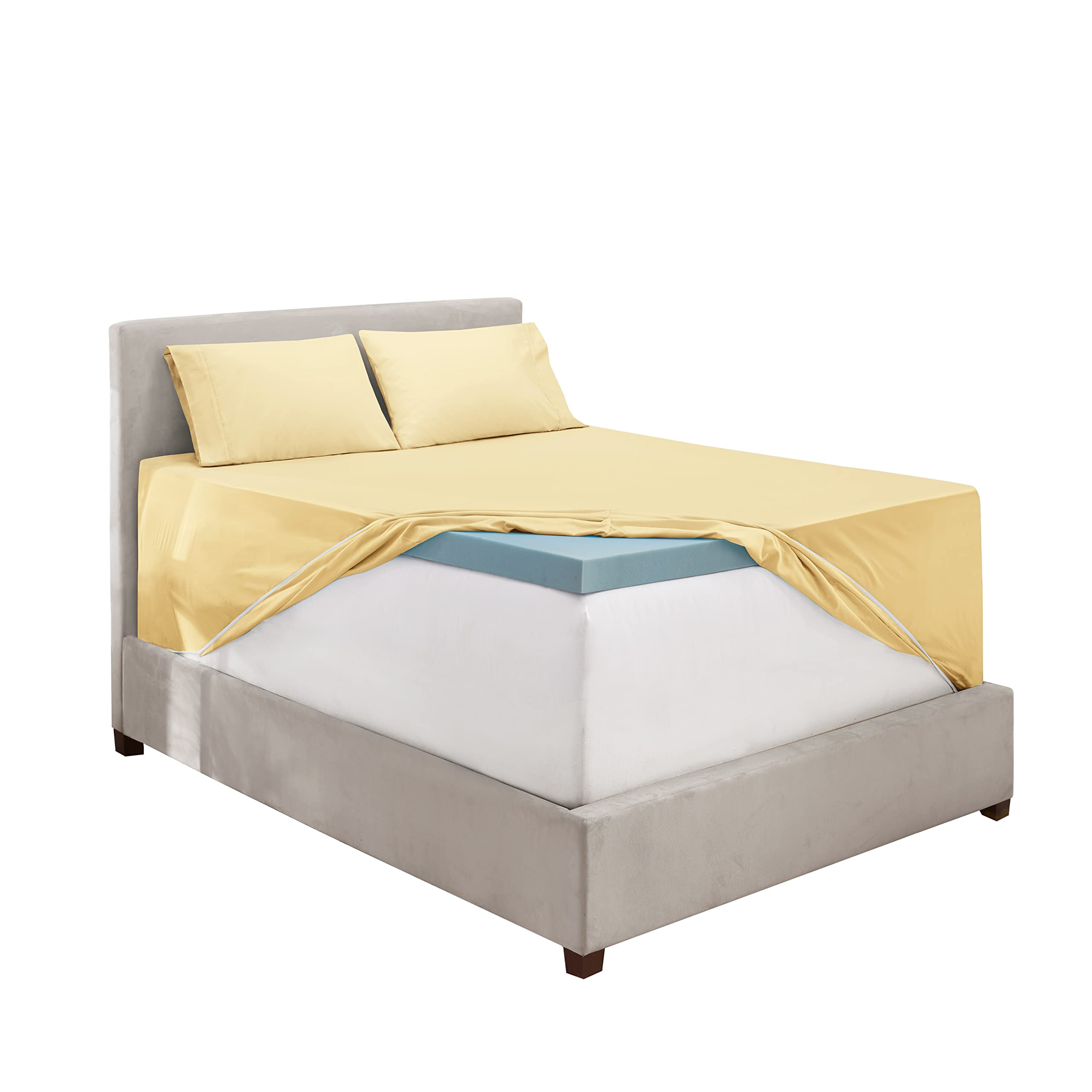 Hearth & Harbor Extra Deep Pocket Twin Sheets - 3 Piece Luxury Hotel Quality Twin Sheet Set Fits 24