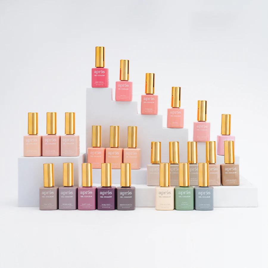 Apres 25 Gel Color Bundle - Professional Nail Polish Set for Salon & Home Manicure - Perfect for DIY Nails, Gel Extensions & Nail Art