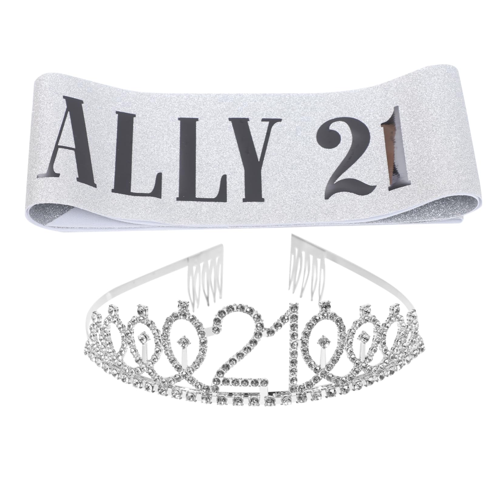 Jojofuny Girls Birthday Party Set - Makeup Kit & Tiara for Kids & Women Party Supplies - Perfect for Birthday Celebrations