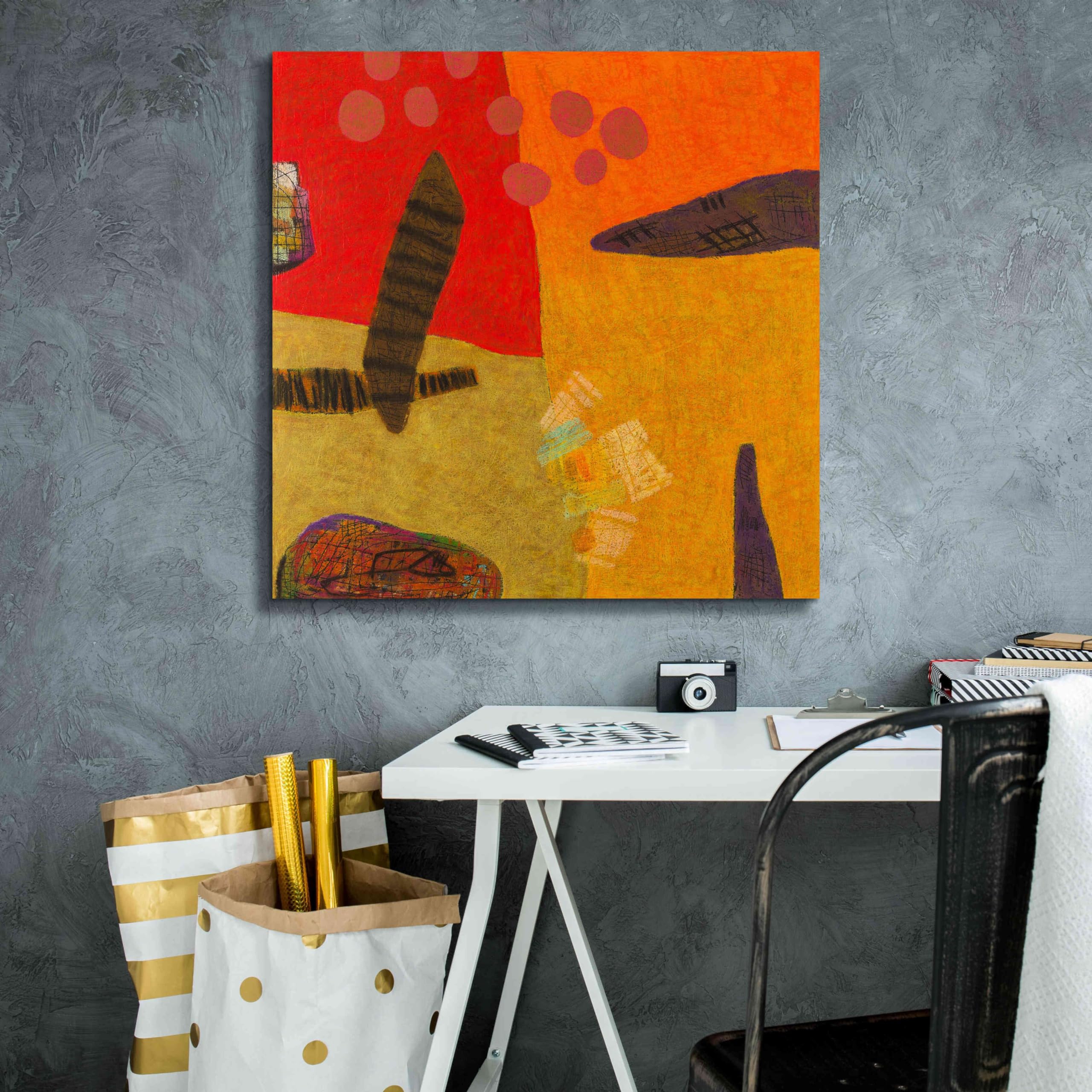 Epic Graffiti 'Conversations in the Abstract 29' by Downs - Premium Giclee Canvas Wall Art Print 26