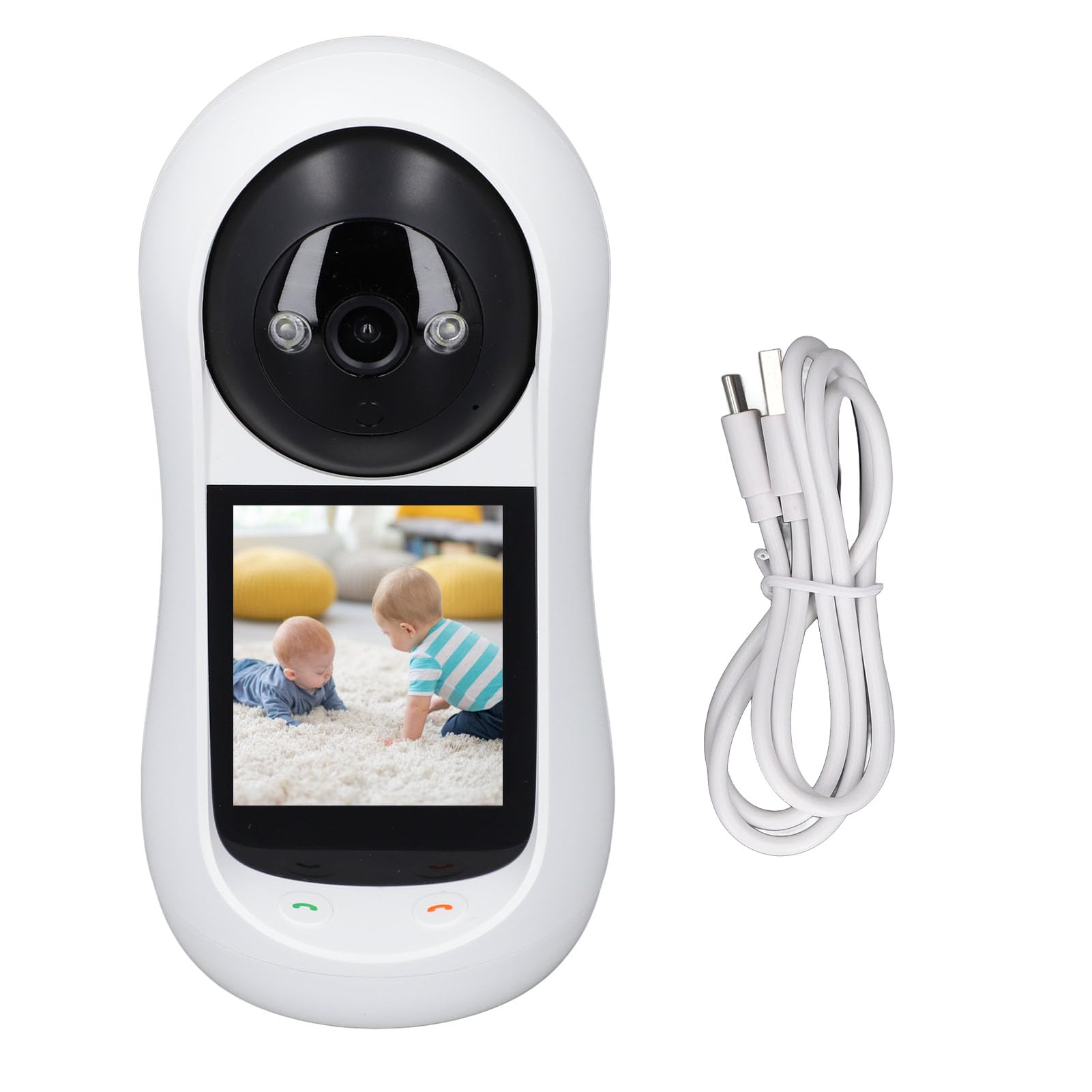 PUSOKEI 3MP Two-Way Video Pet Camera with 90° Wide Angle, AI Motion Tracking & Multi-User Sharing - Indoor Security Camera for Dogs, Baby Monitoring & Home Surveillance