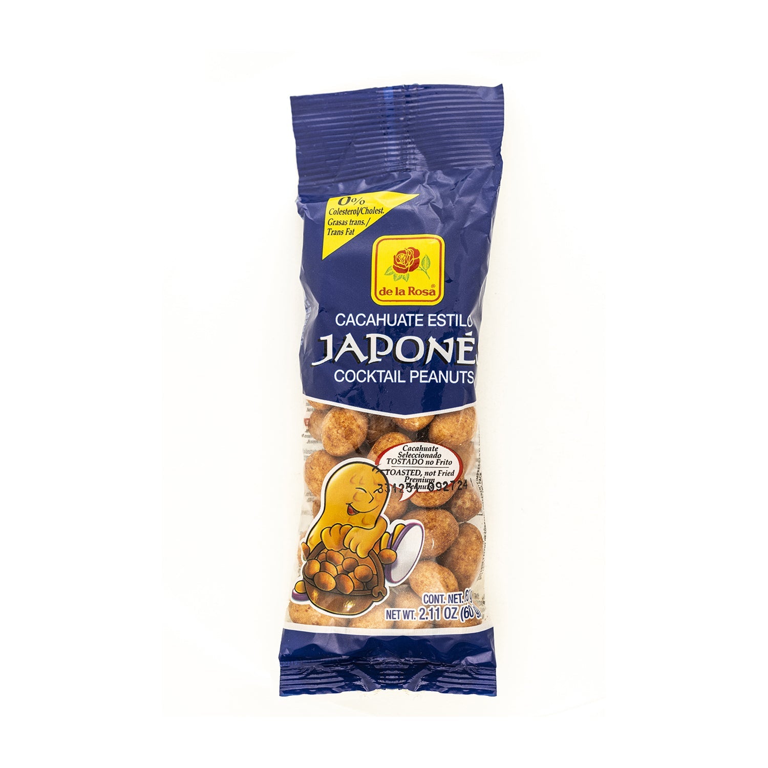 De La Rosa Japanese Peanuts 50ct Bag - Crunchy Snack for Parties, Movie Nights & On-the-Go Munching