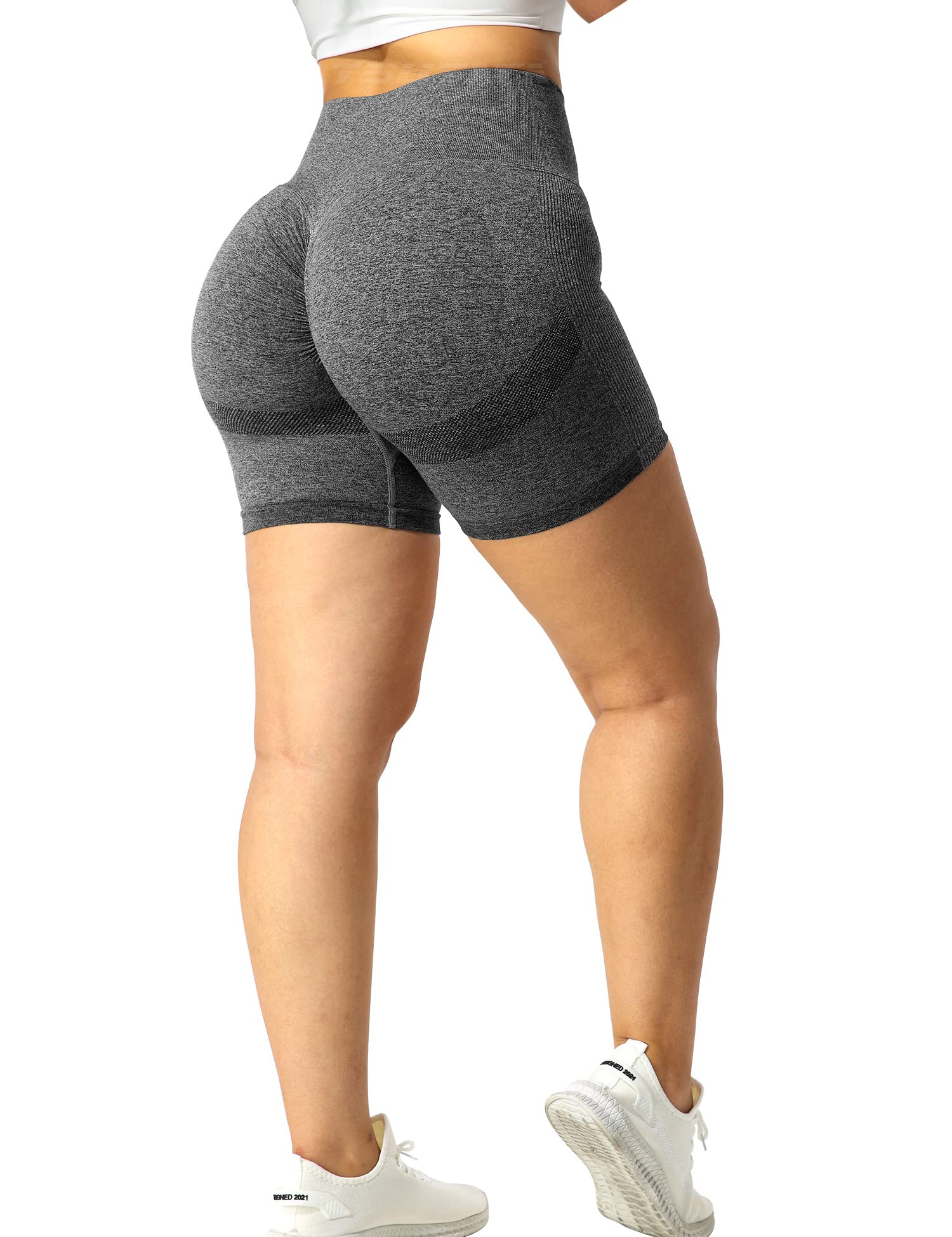 TSUTAYA Women's High Waisted Seamless Workout Shorts - Gym Running Cycling Yoga Athletic Shorts for Women | Perfect for Workouts, Yoga, Running & Casual Wear