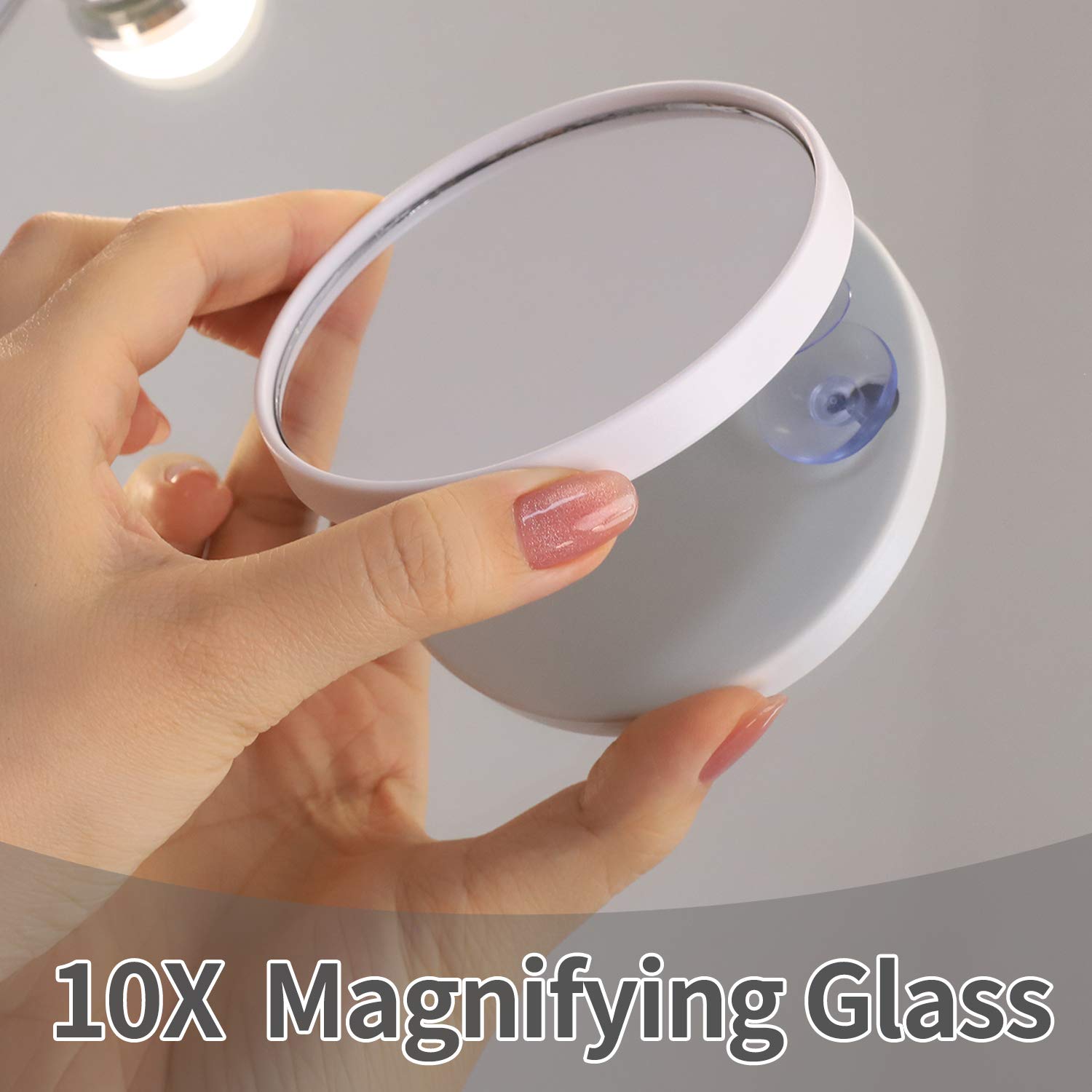 Fenair Large Hollywood Vanity Mirror with Lights & Bluetooth Speaker - 18 Dimmable LED Bulbs, 3 Color Modes, USB Charging Port - Perfect for Makeup, Skincare, Dressing Room & Salon Use
