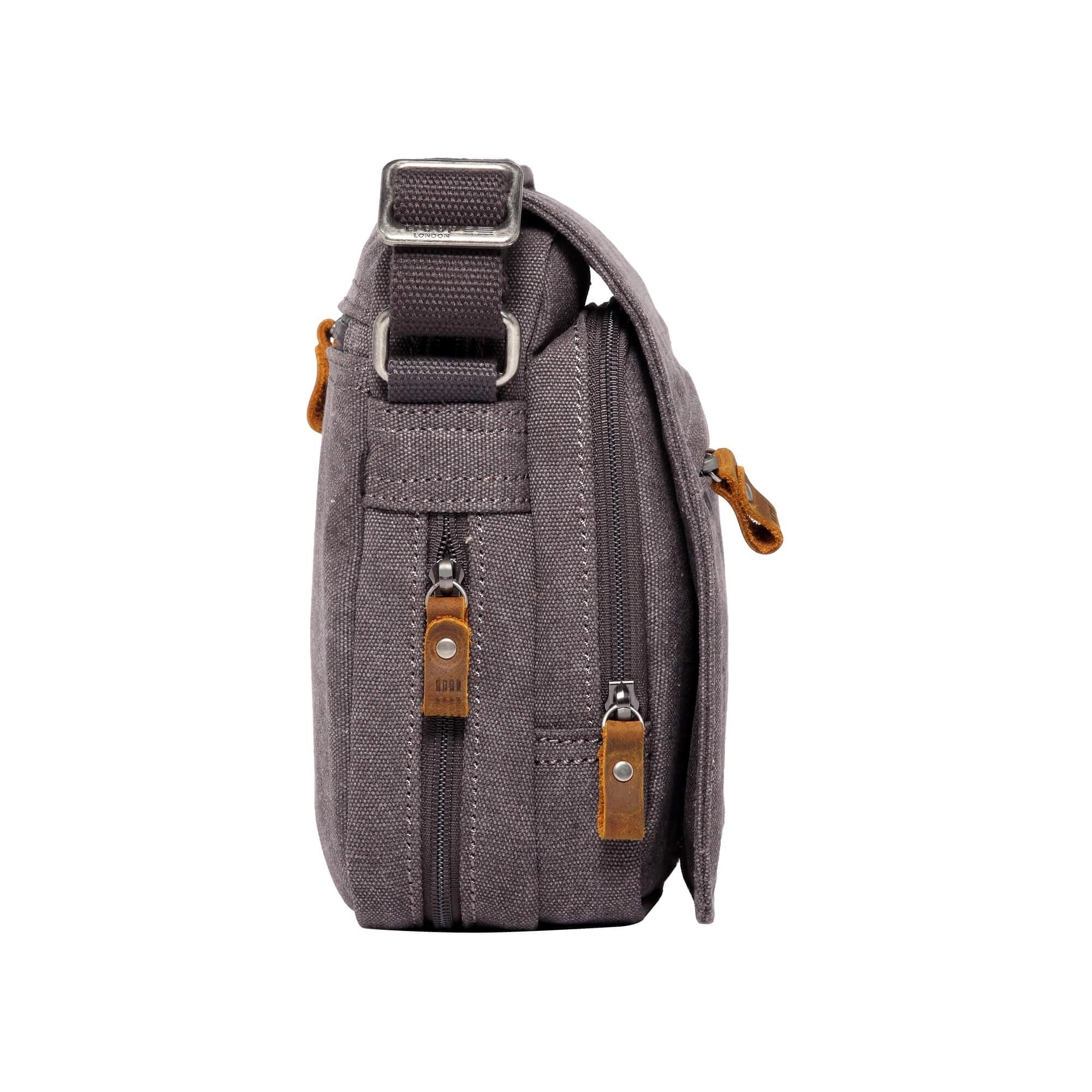 TRP0239 Troop London Classic Canvas Crossbody Bag - Stylish & Durable for Travel, Work & Everyday Use